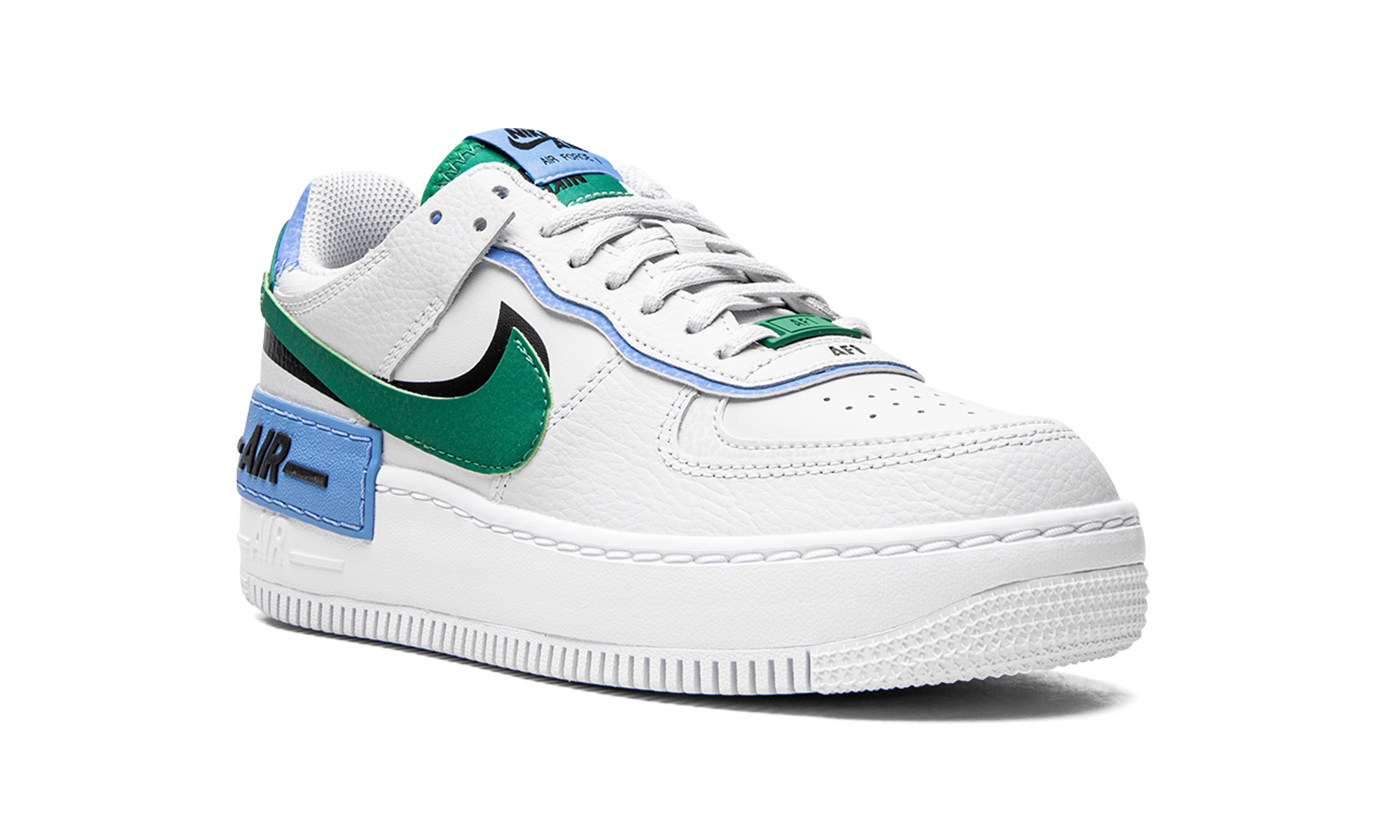 nike air force 1 low shadow malachite women s+CI0919-004+diagnol right view