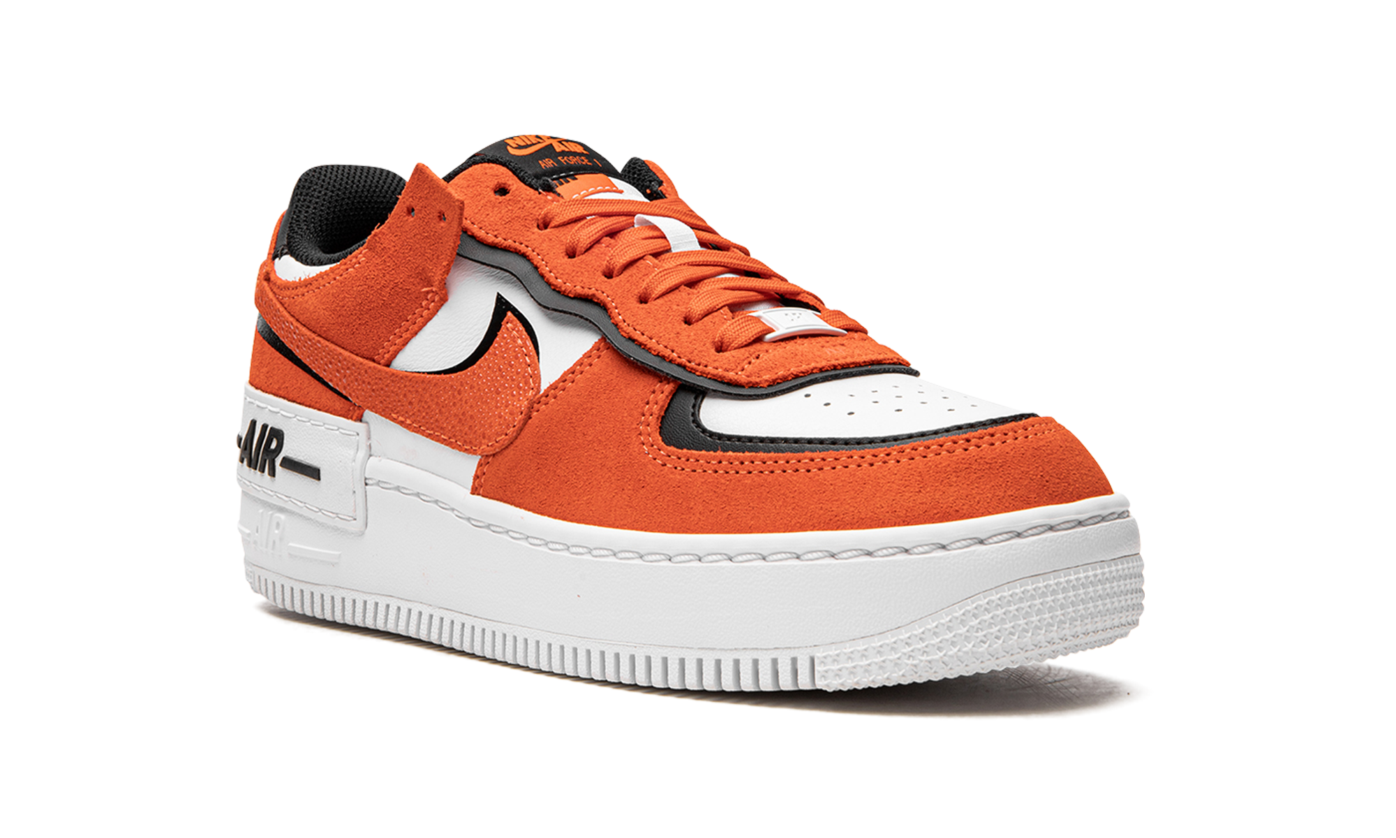nike air force 1 low shadow rush orange women s+DQ8586-800+diagnol right view