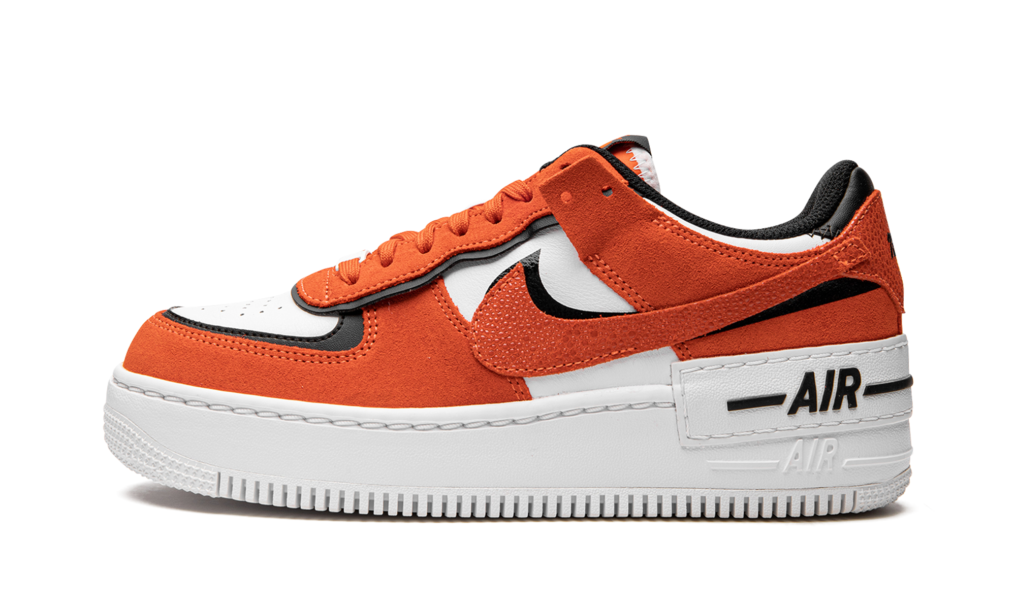 nike air force 1 low shadow rush orange women s+DQ8586-800+diagnol right view 1