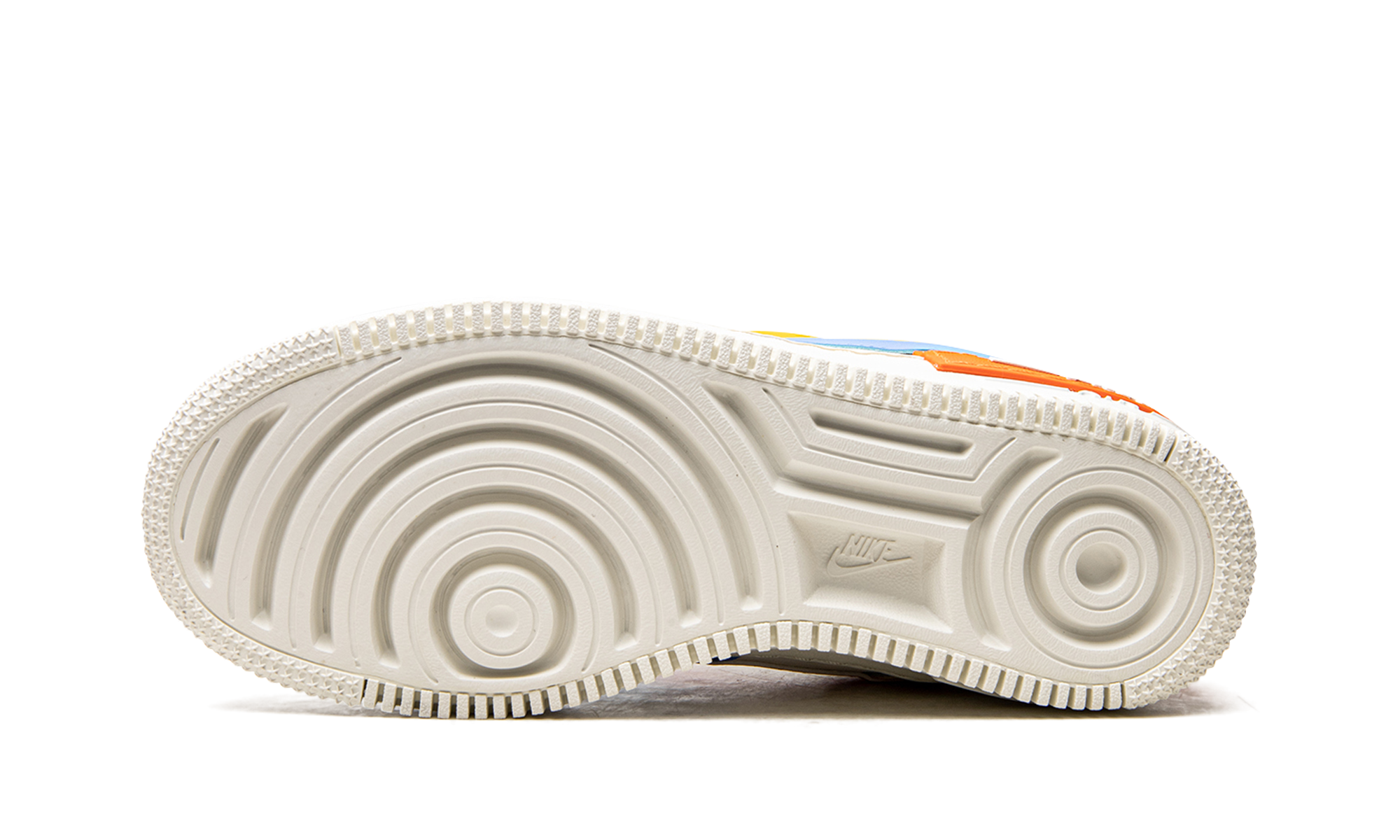 nike air force 1 low shadow sail game royal rush orange university blue women s+CI0919-115+bottom view