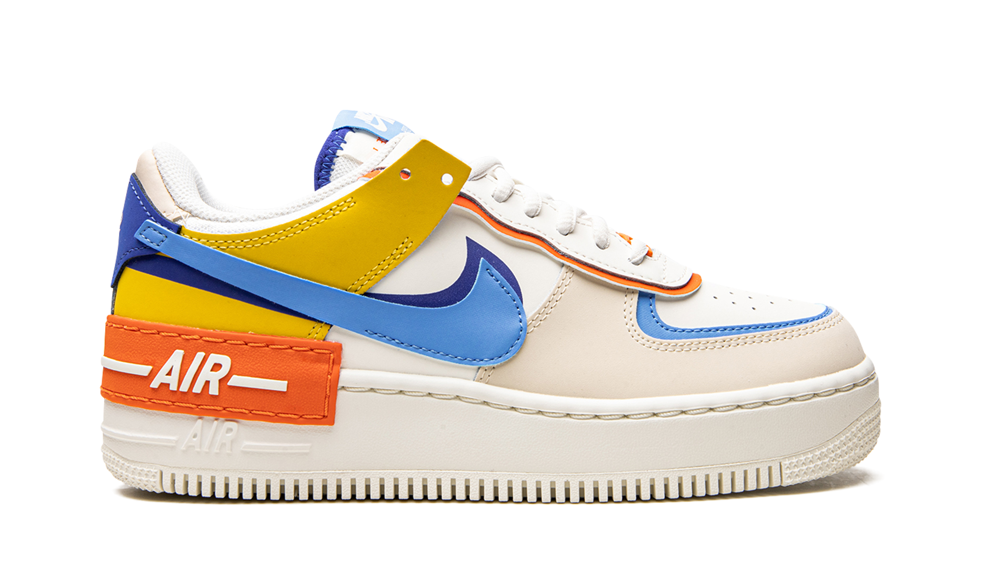 nike air force 1 low shadow sail game royal rush orange university blue women s+CI0919-115+right view