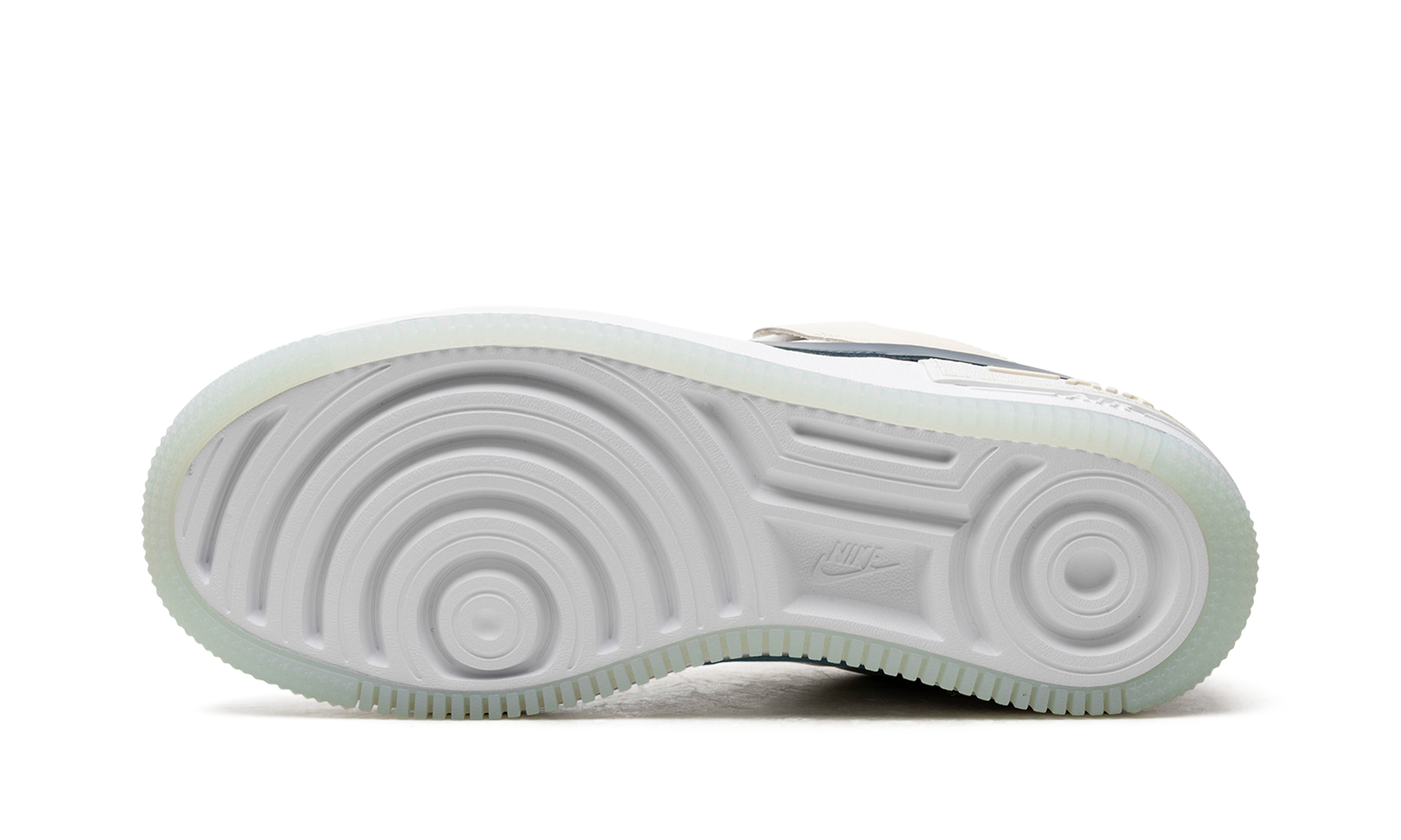 nike air force 1 low shadow sail glacier blue women s+DZ1847-107+bottom view