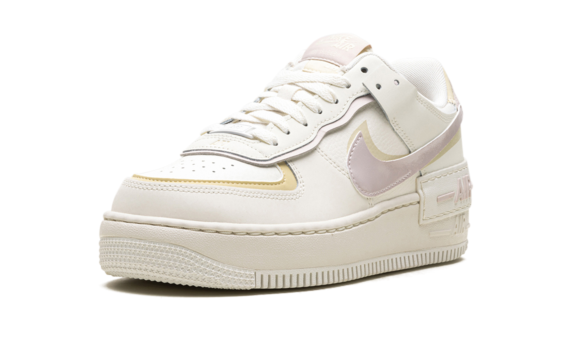 nike air force 1 low shadow sail platinum violet women s+DZ1847-104+left diagnol single view
