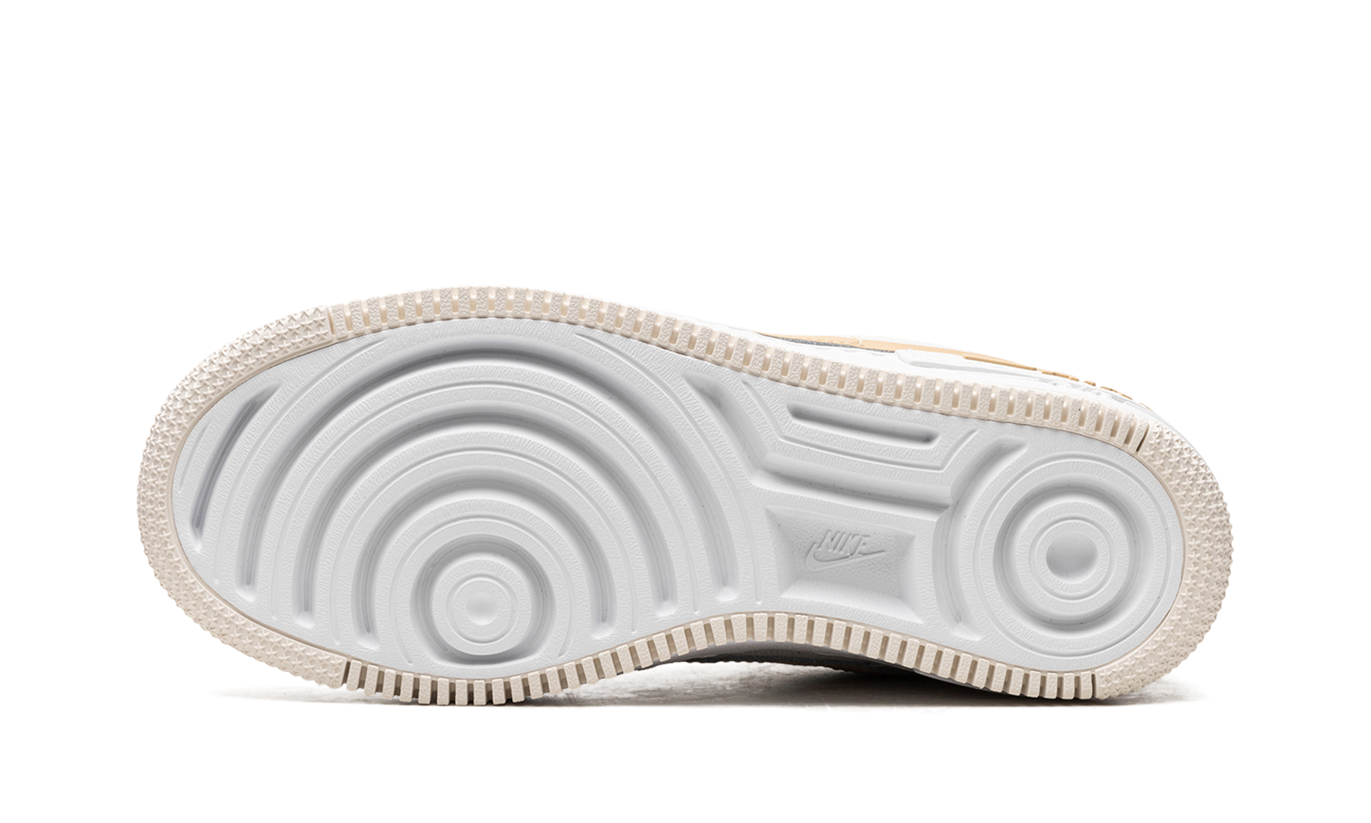 nike air force 1 low shadow sail tan women s+DV7449-100+bottom view