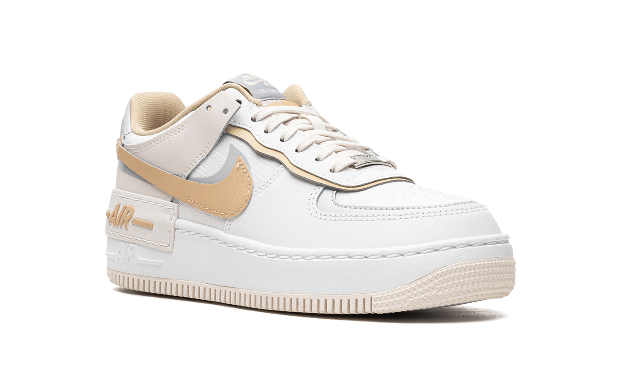 nike air force 1 low shadow sail tan women s+DV7449-100+diagnol right view