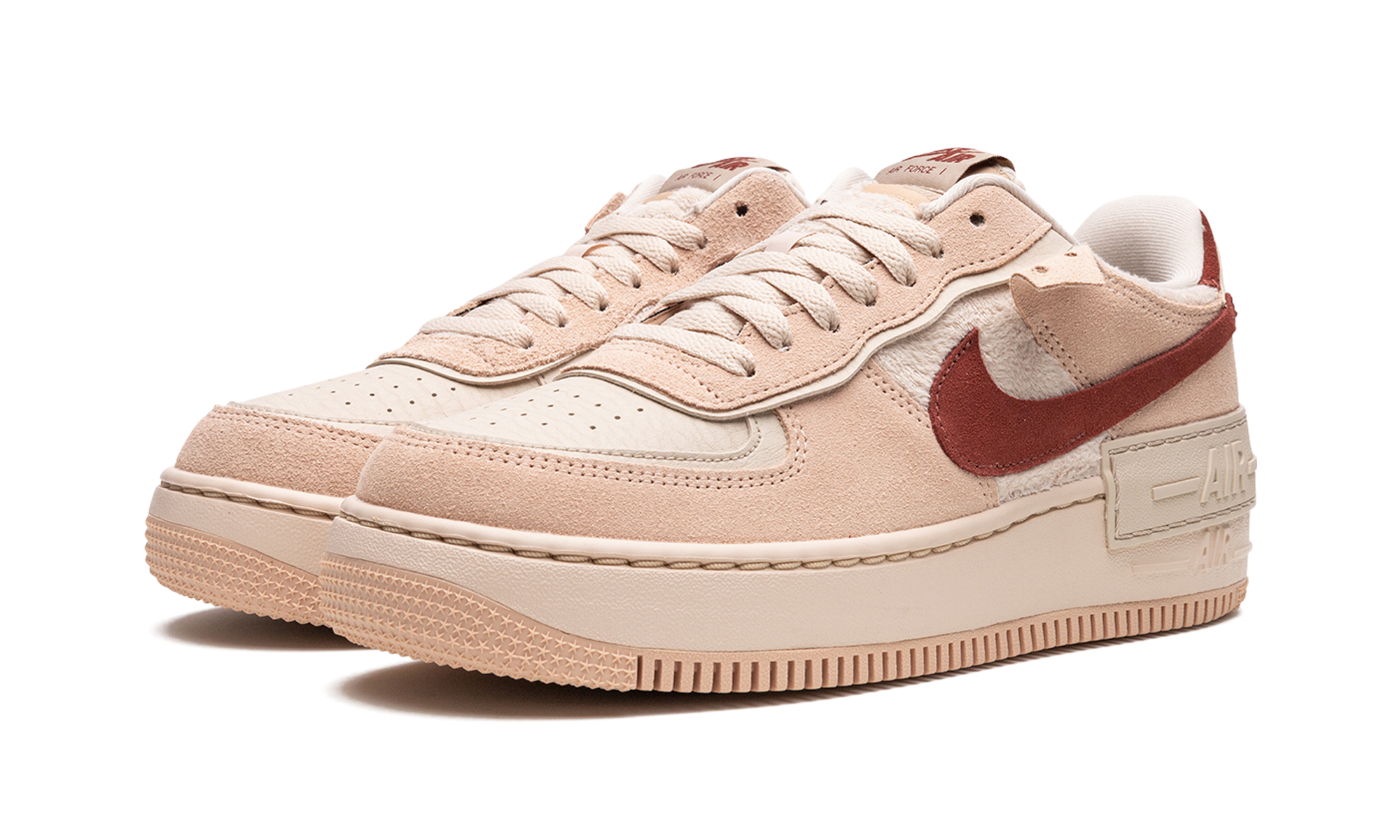 nike air force 1 low shadow shimmer women s+DZ4705-200+diagnol left view