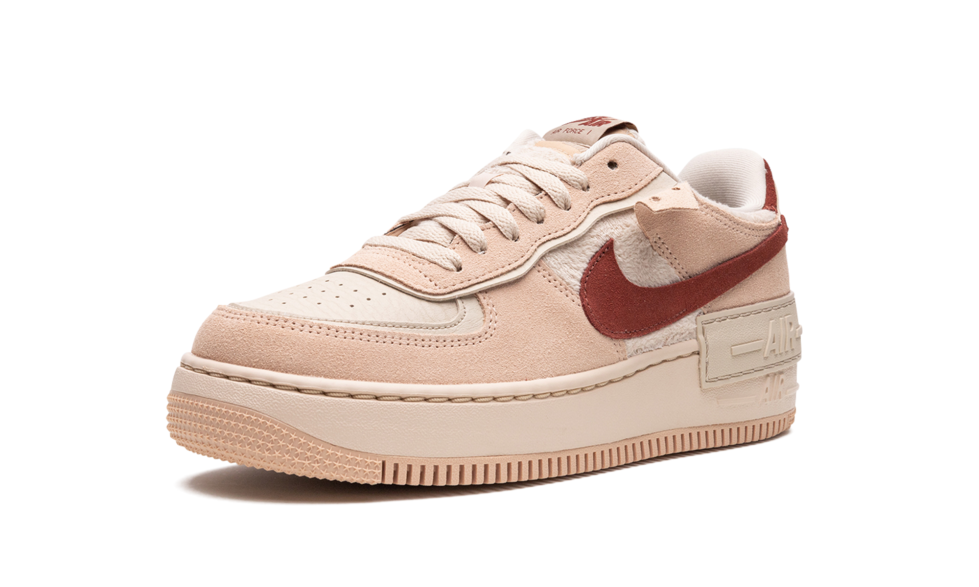 nike air force 1 low shadow shimmer women s+DZ4705-200+left diagnol single view