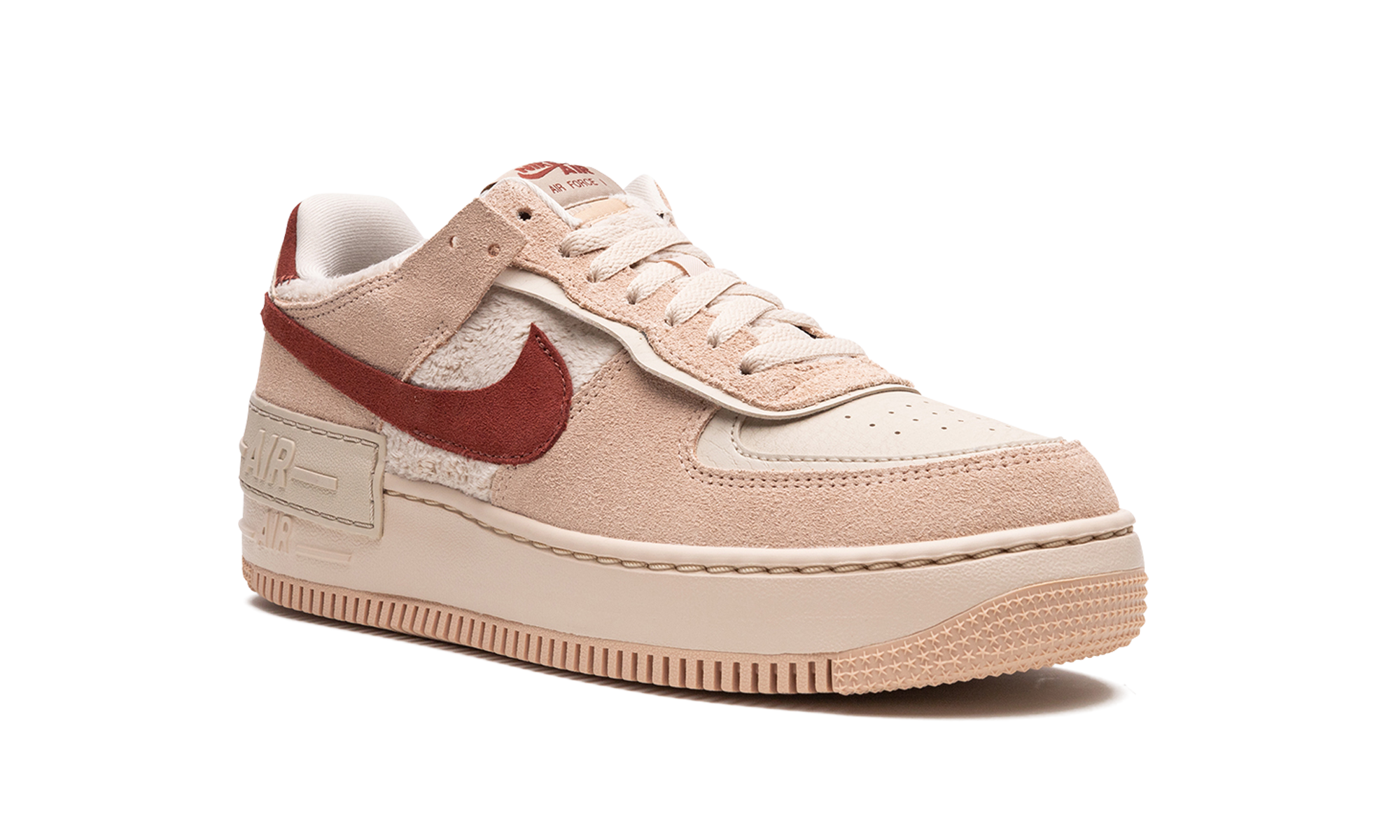 nike air force 1 low shadow shimmer women s+DZ4705-200+diagnol right view