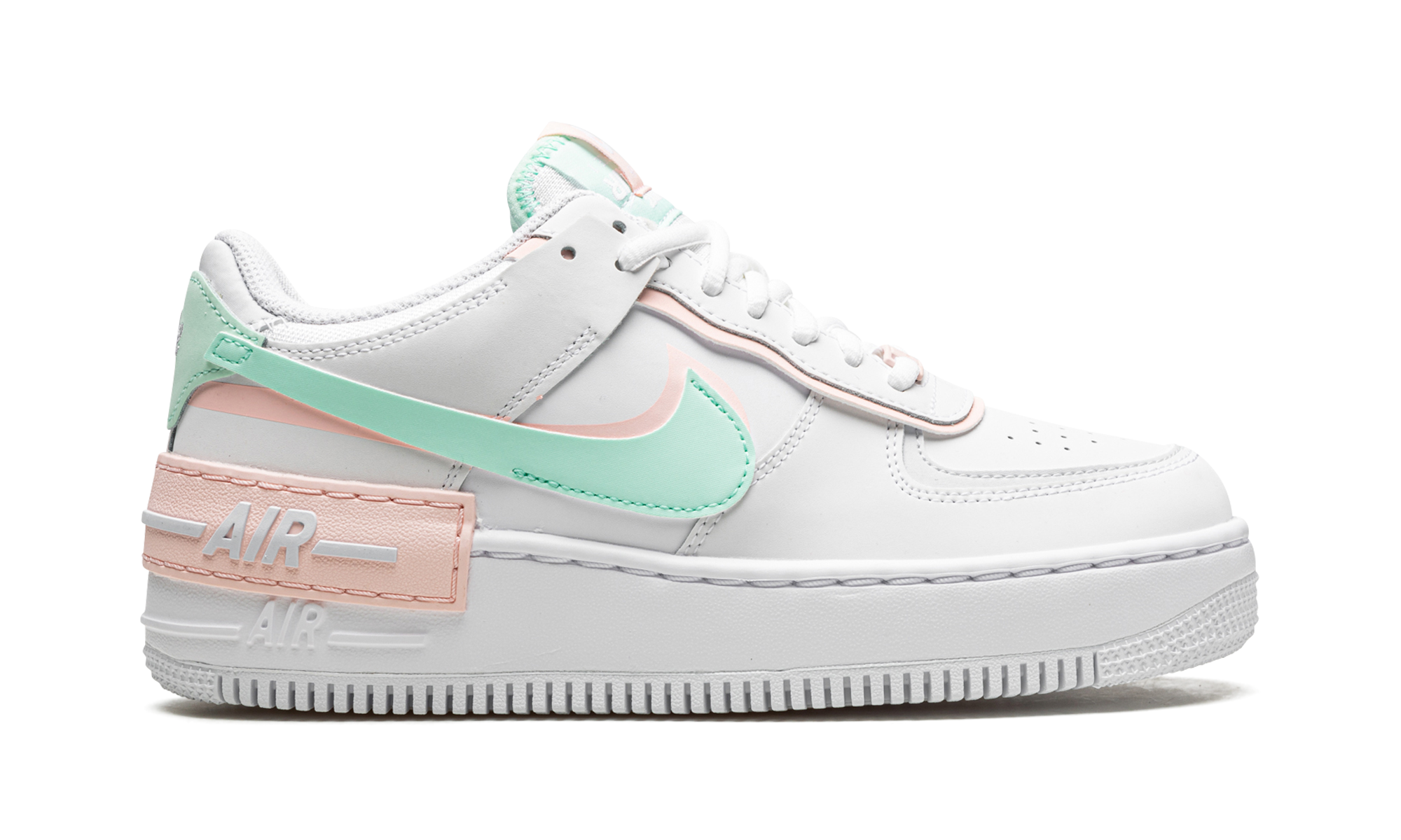 nike air force 1 low shadow white atmosphere mint foam women s+CI0919-117+right view