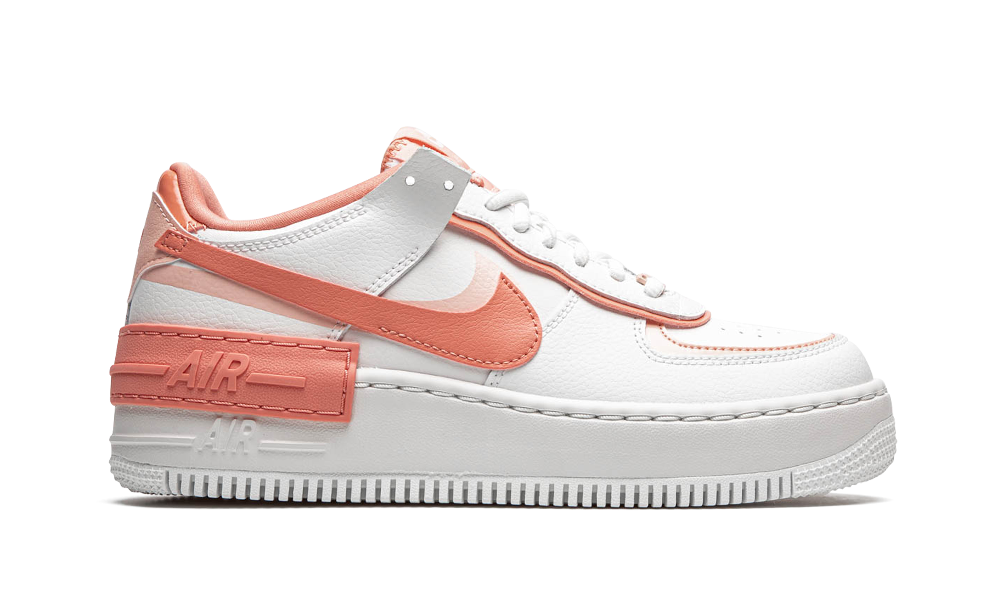nike air force 1 low shadow white coral pink women s+CJ1641-101+right view