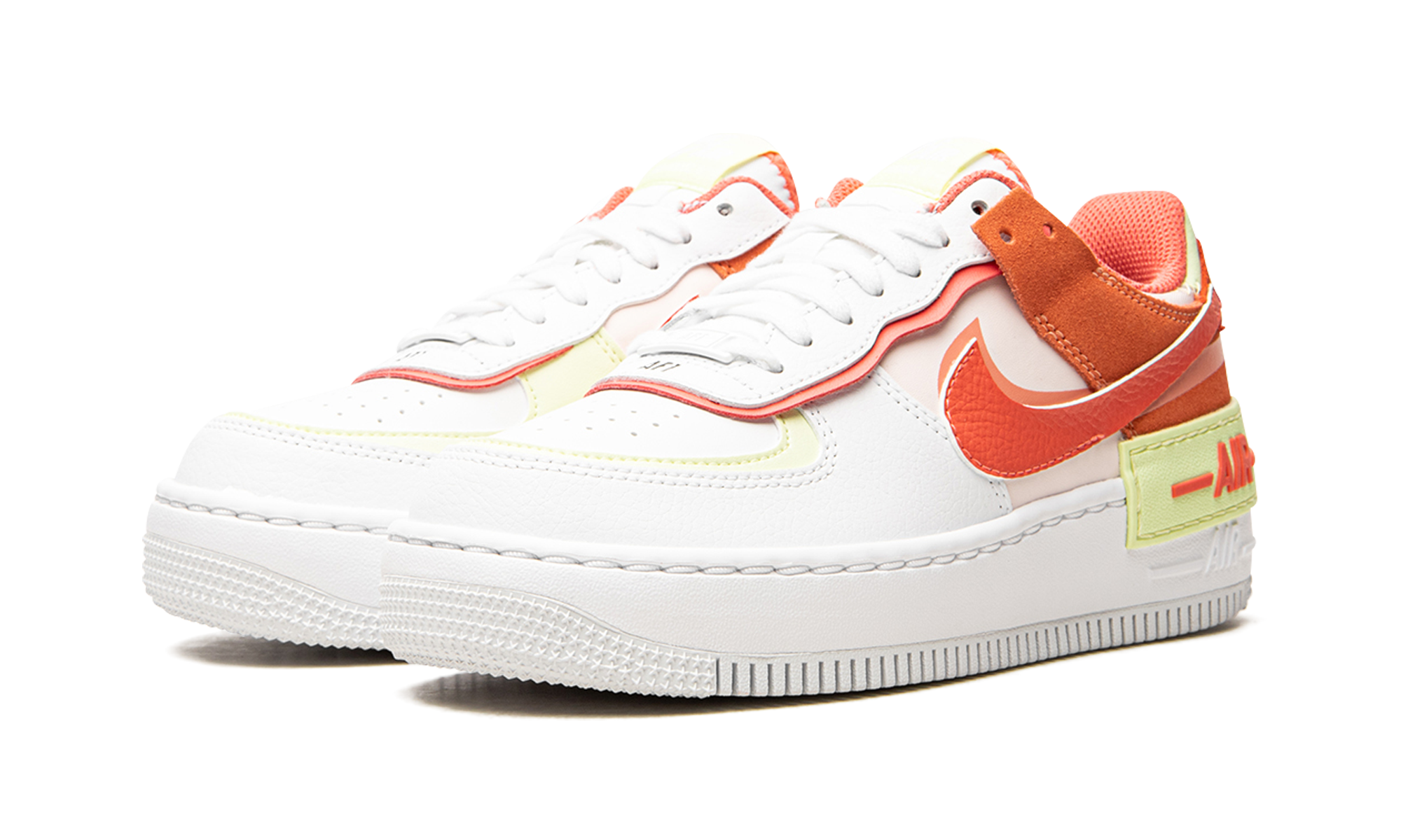 nike air force 1 low shadow white magic ember women s+CI0919-110+diagnol left view