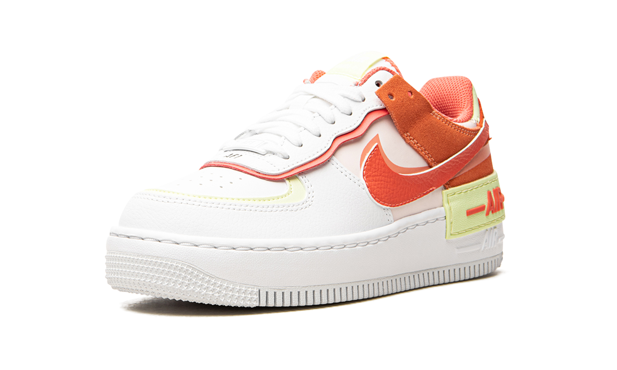 nike air force 1 low shadow white magic ember women s+CI0919-110+left diagnol single view