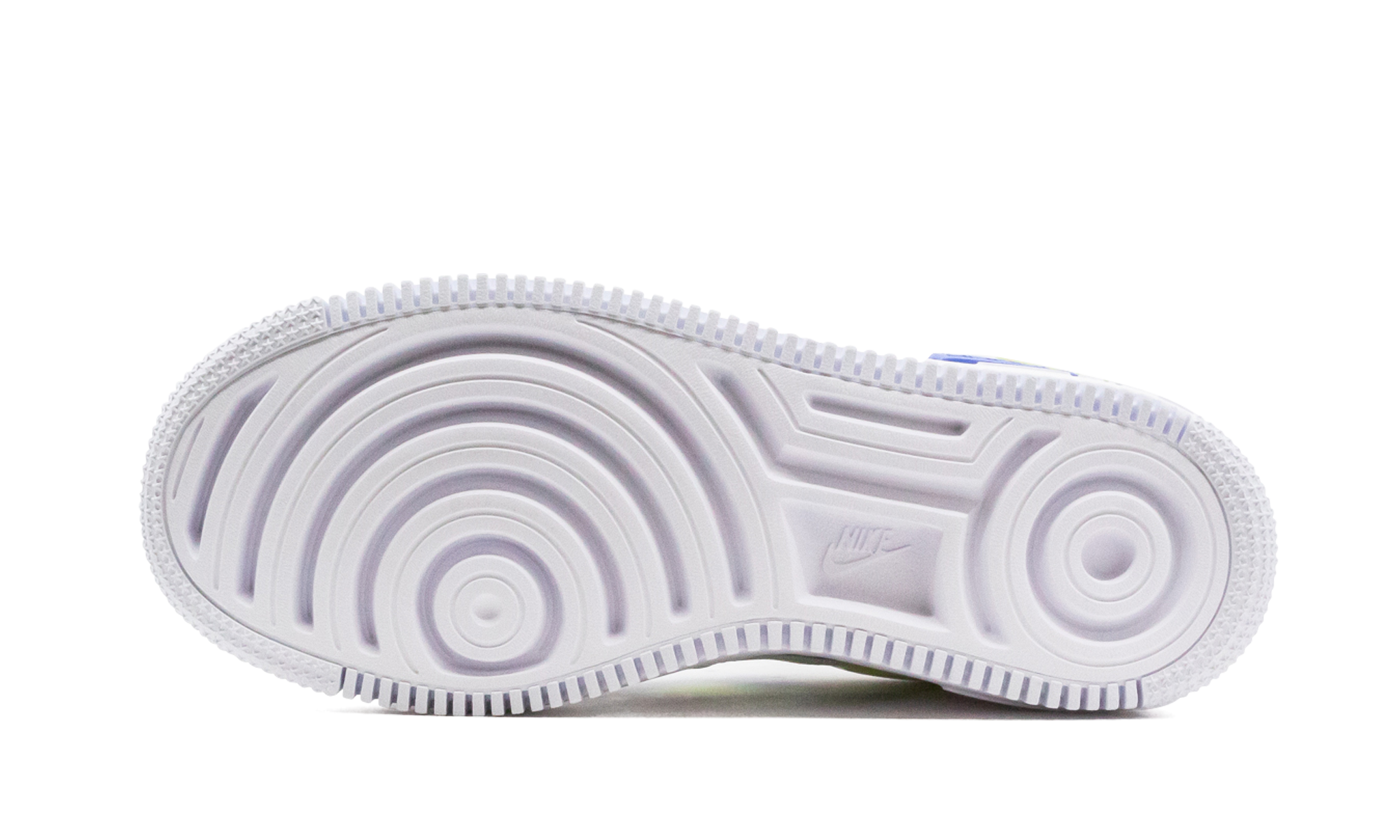 nike air force 1 low shadow white sapphire barely volt women s+CJ1641-100+bottom view