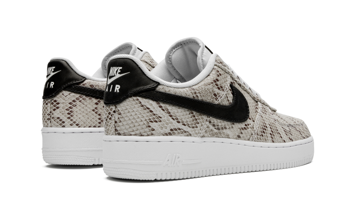 nike air force 1 low snakeskin 2019+BQ4424-100+diagnol right behind view