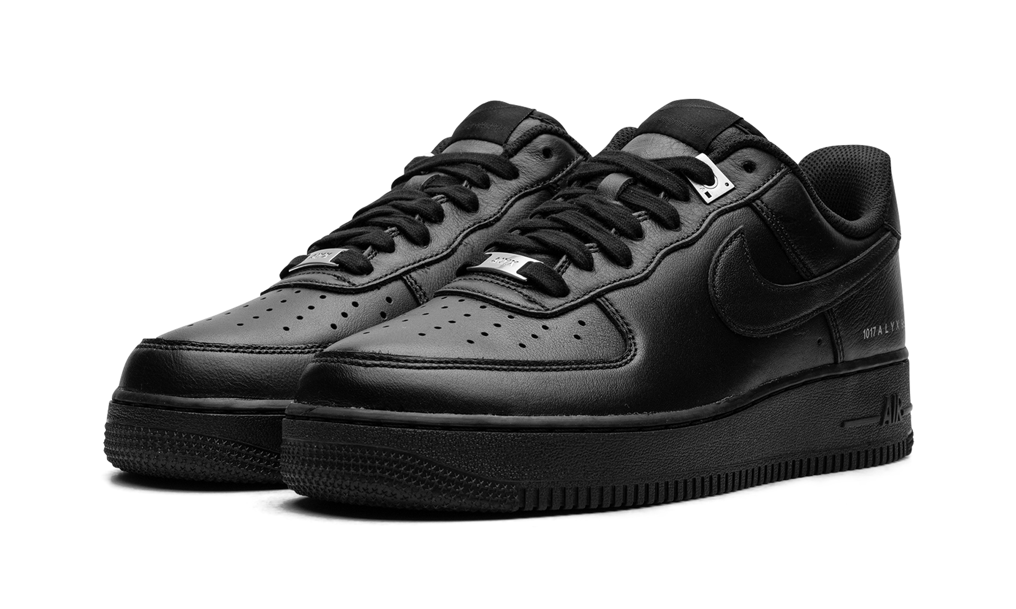 nike air force 1 low sp 1017 alyx 9sm black+FJ4908-001+diagnol left view