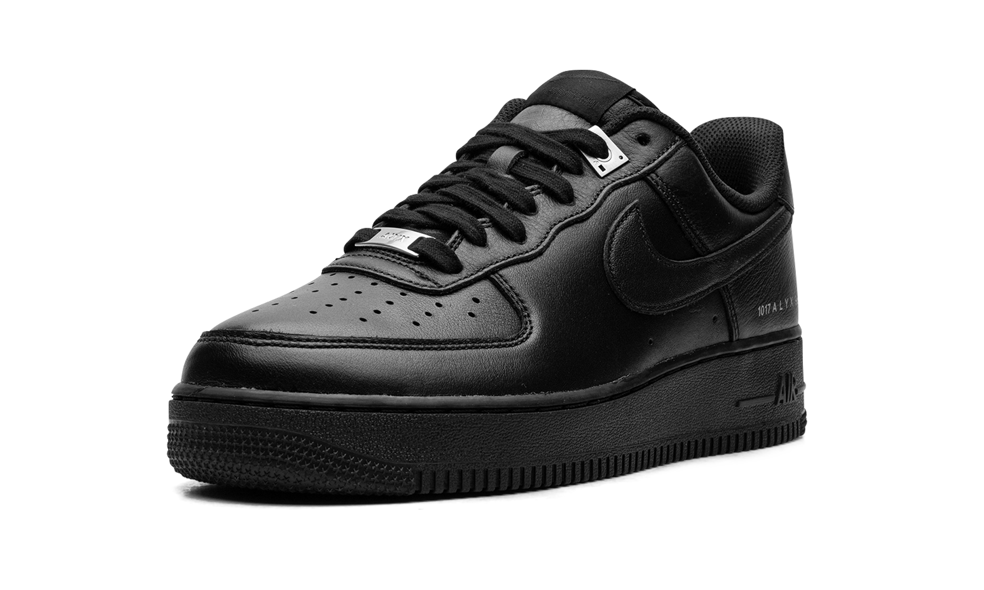 nike air force 1 low sp 1017 alyx 9sm black+FJ4908-001+left diagnol single view
