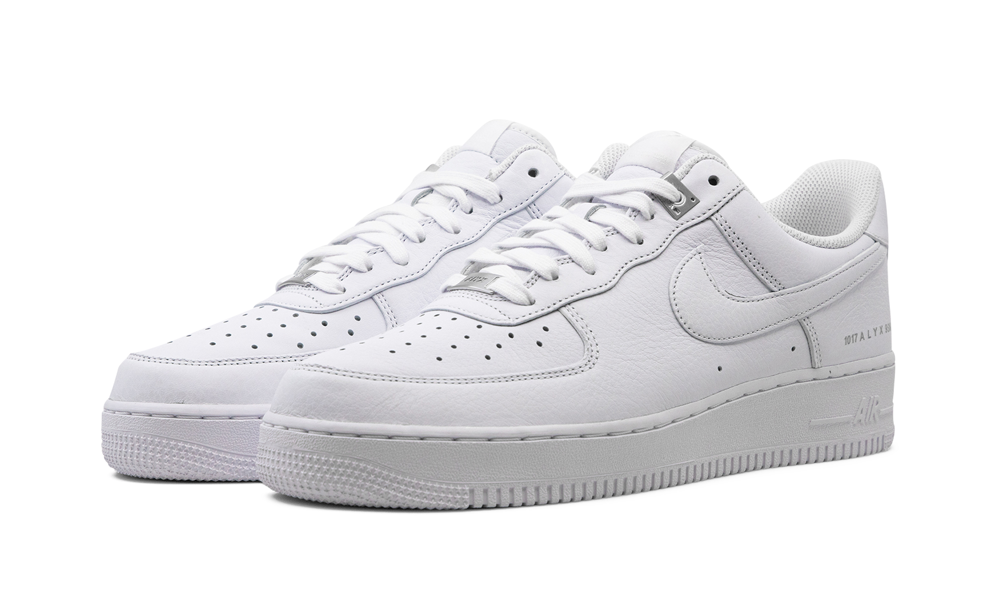 nike air force 1 low sp 1017 alyx 9sm white+FJ4908-100+diagnol left view