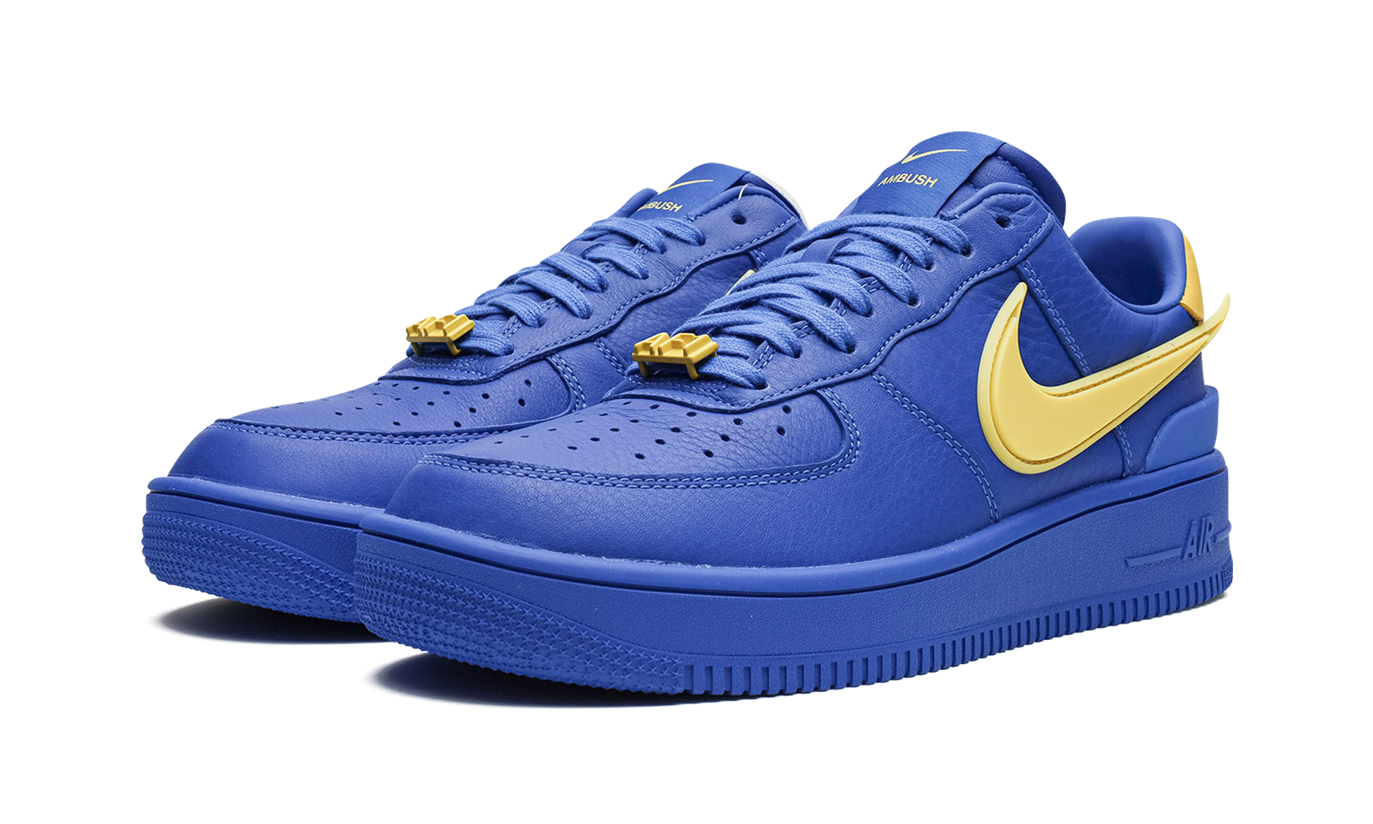 nike air force 1 low sp ambush game royal+DV3464-400+diagnol left view