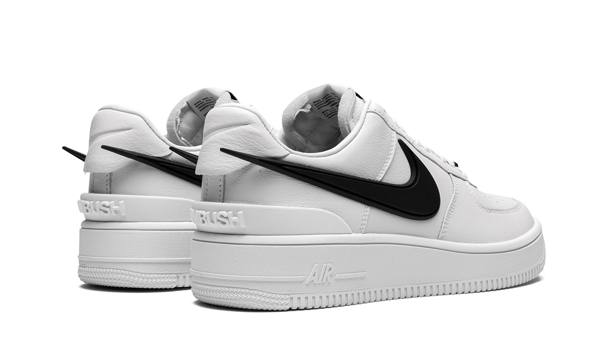 nike air force 1 low sp ambush phantom+DV3464-002+diagnol right behind view