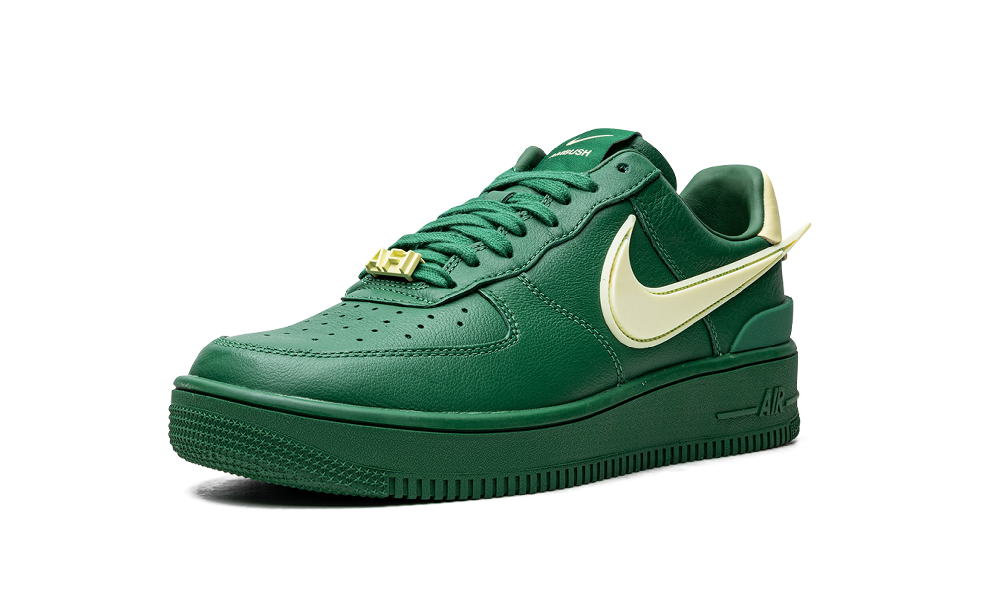 nike air force 1 low sp ambush pine green+DV3464-300+left diagnol single view