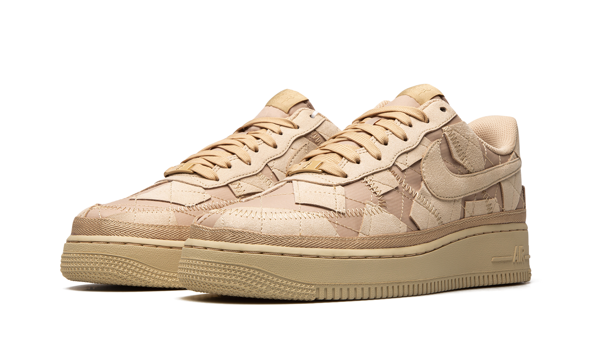 nike air force 1 low sp billie eilish mushroom+DQ4137-200+diagnol left view