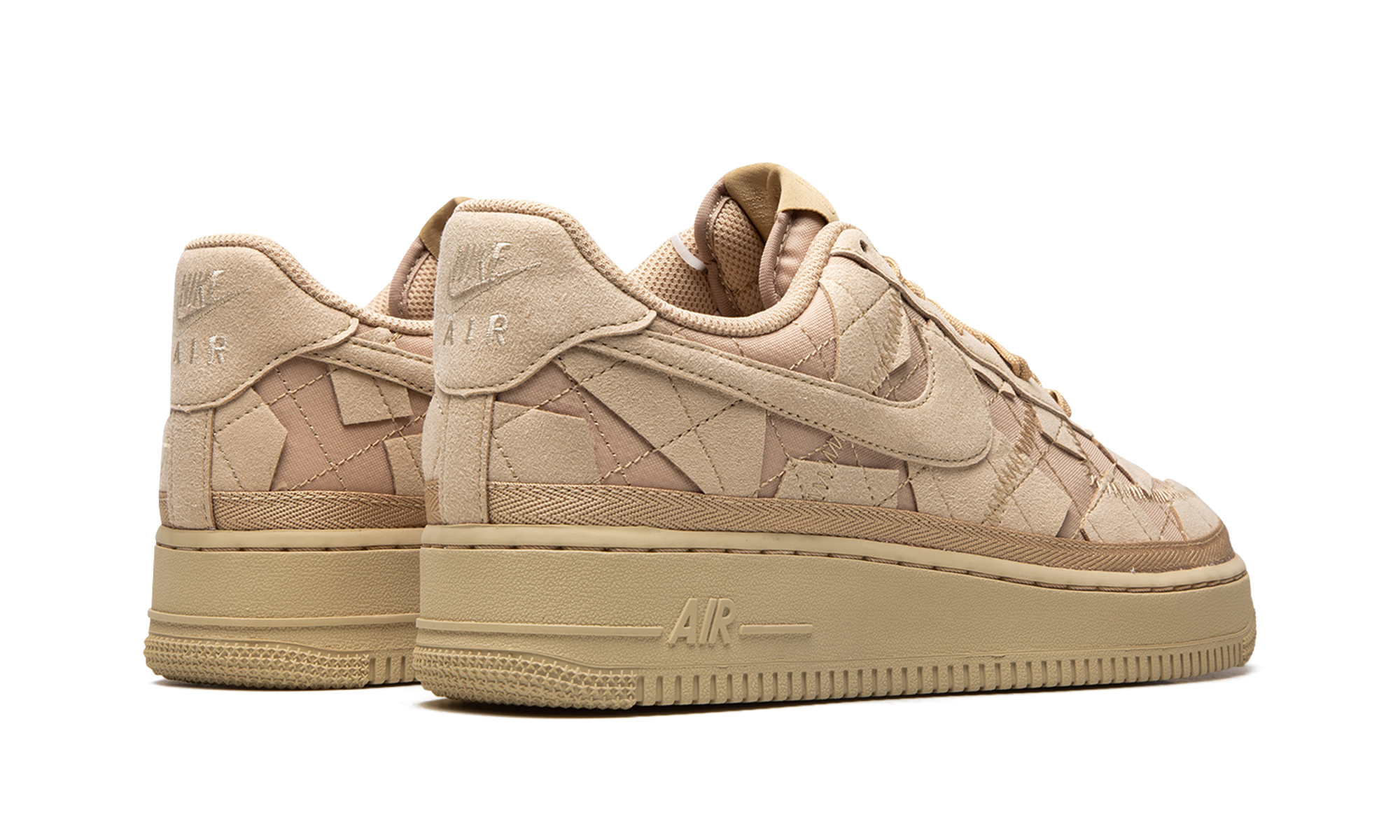 nike air force 1 low sp billie eilish mushroom+DQ4137-200+diagnol right behind view