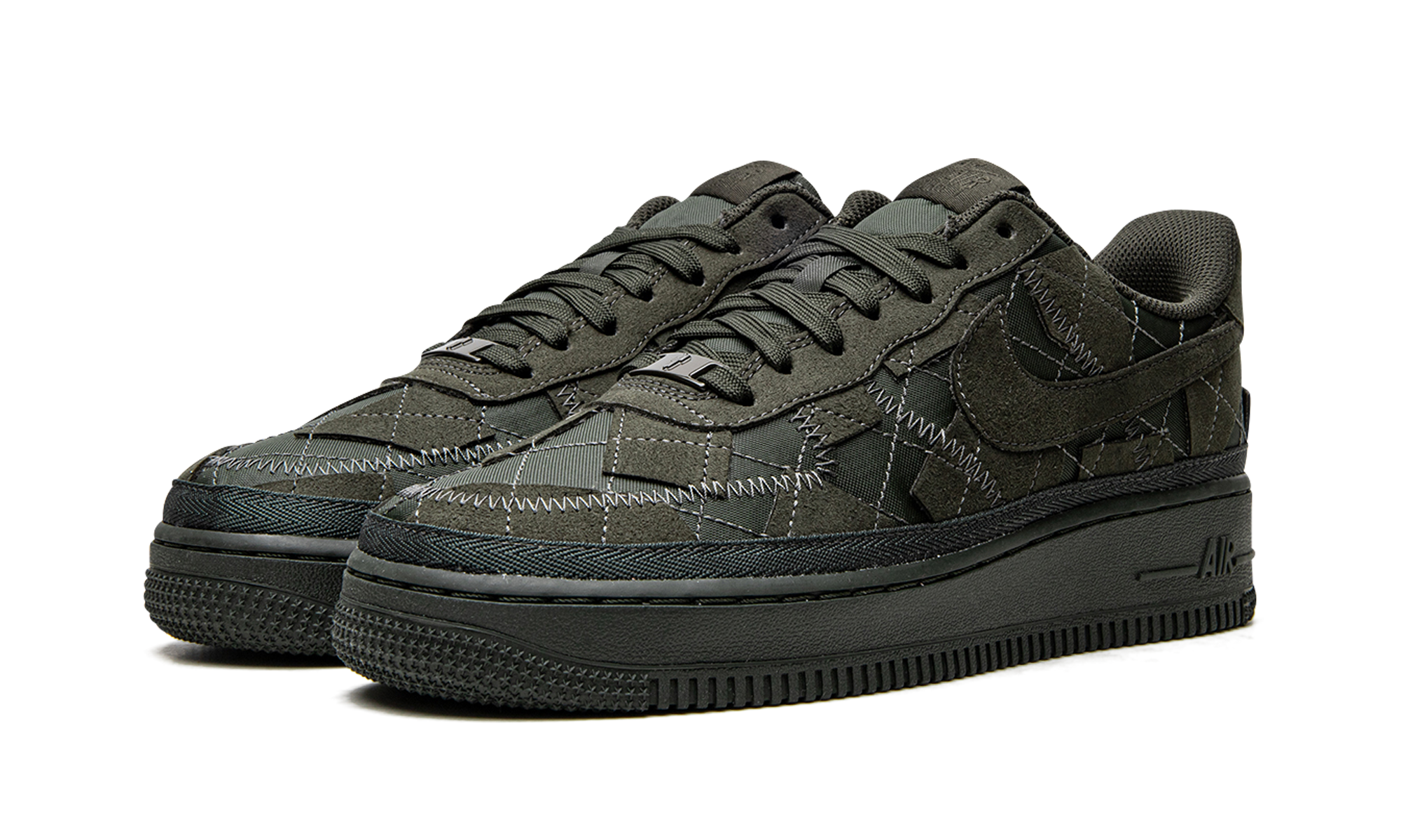 nike air force 1 low sp billie eilish sequoia+DQ4137-300+diagnol left view