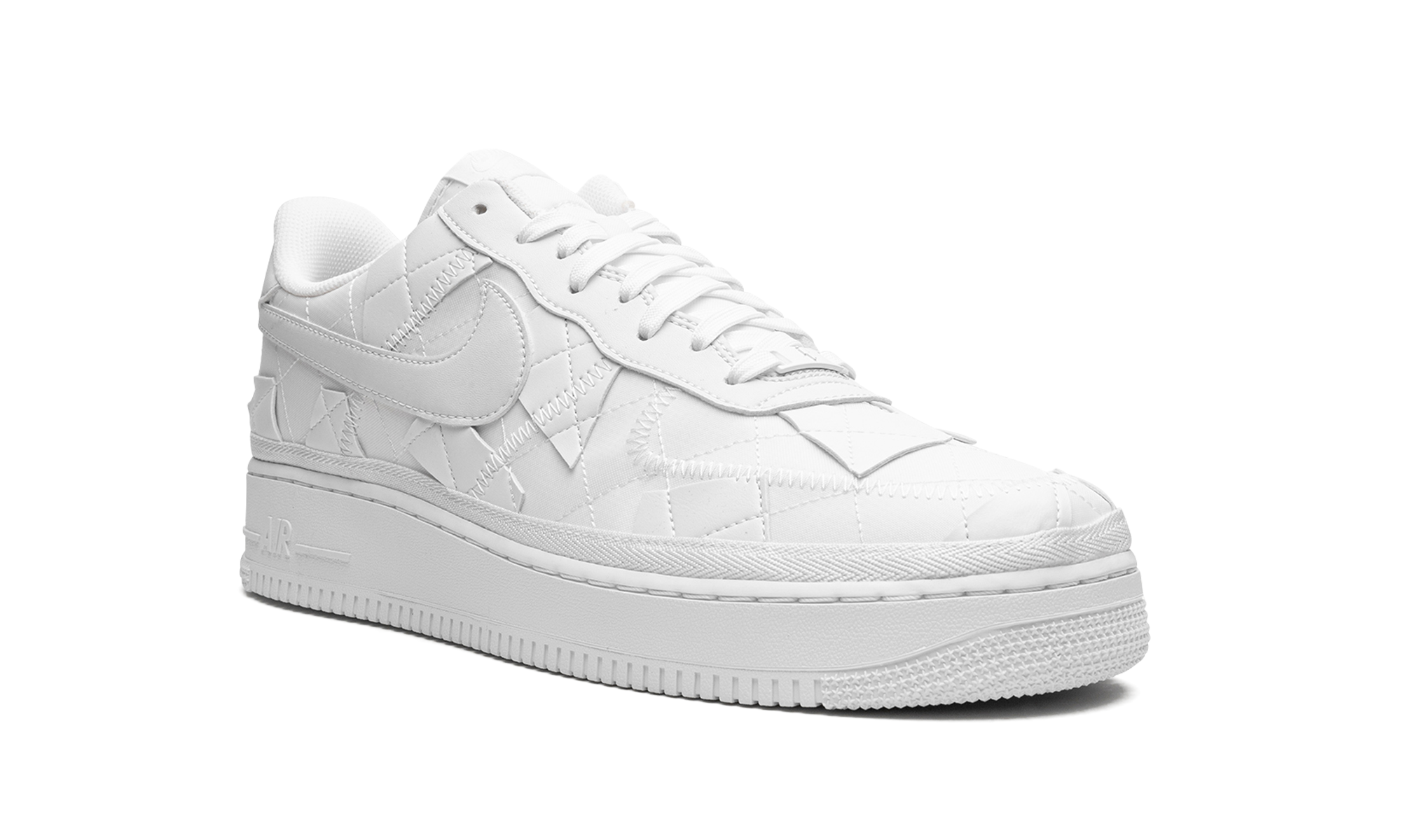 nike air force 1 low sp billie eilish triple white+DZ3674-100+diagnol right view