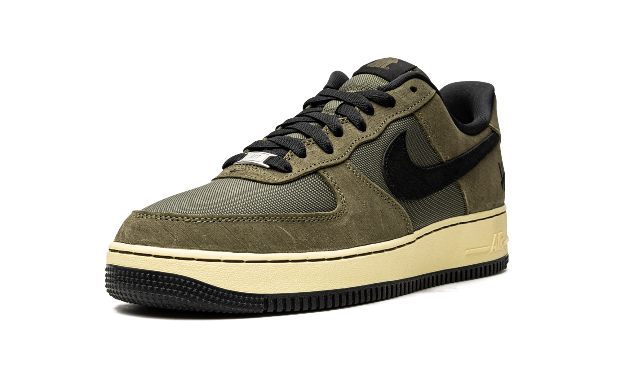 nike air force 1 low sp undefeated ballistic dunk vs af1+DH3064-300+left diagnol single view