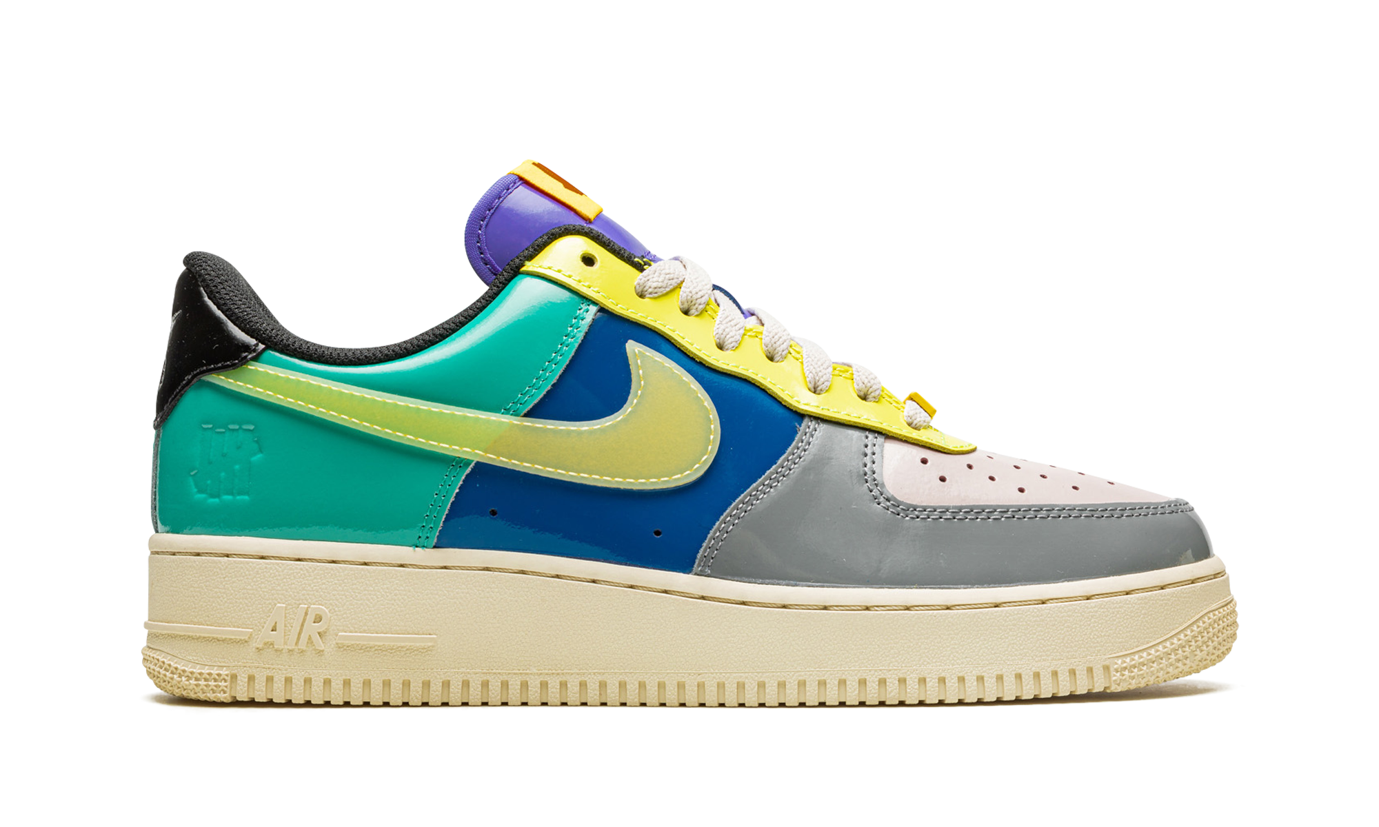 nike air force 1 low sp undefeated multi patent community+DV5255-001+right view