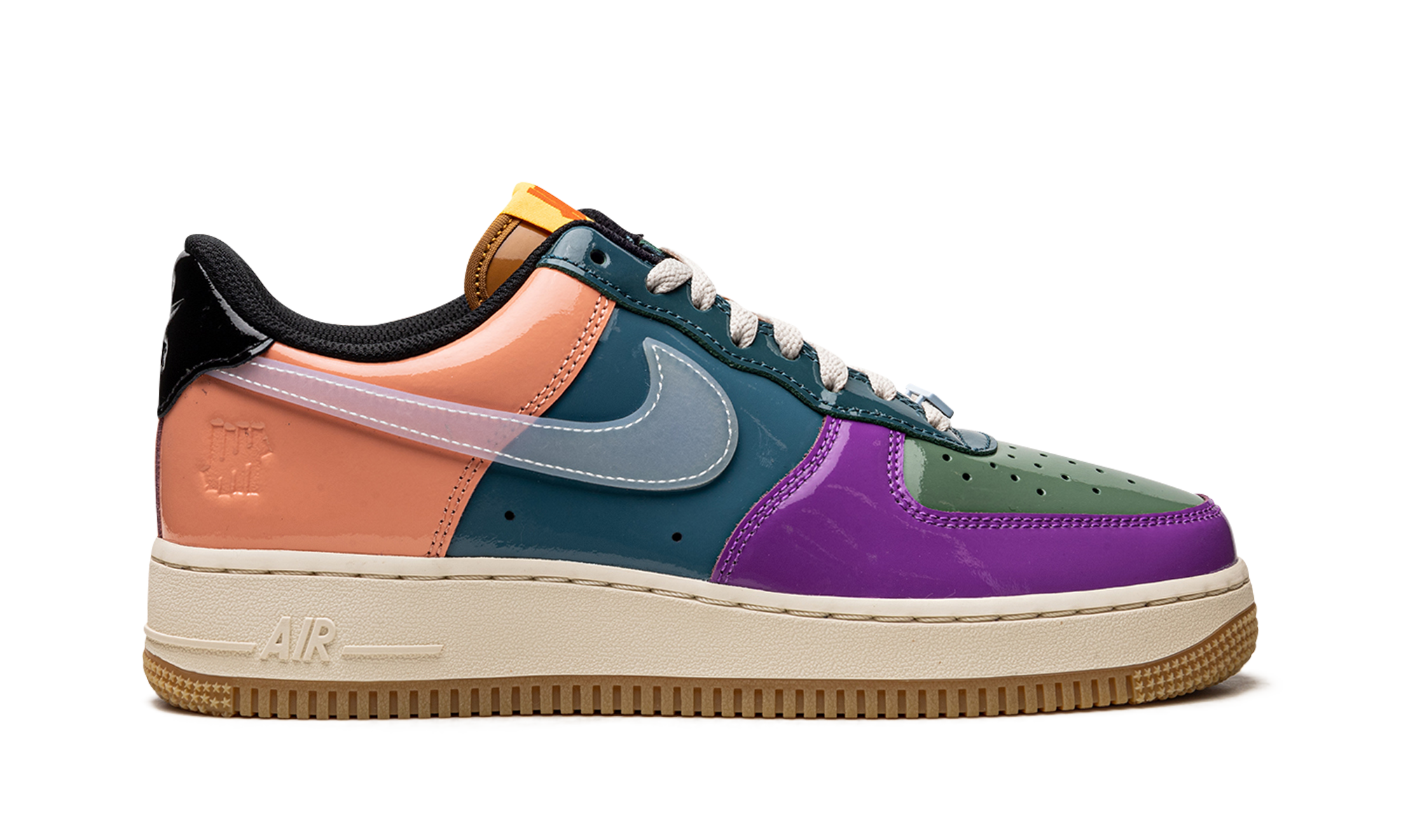 nike air force 1 low sp undefeated multi patent wild berry+DV5255-500+right view
