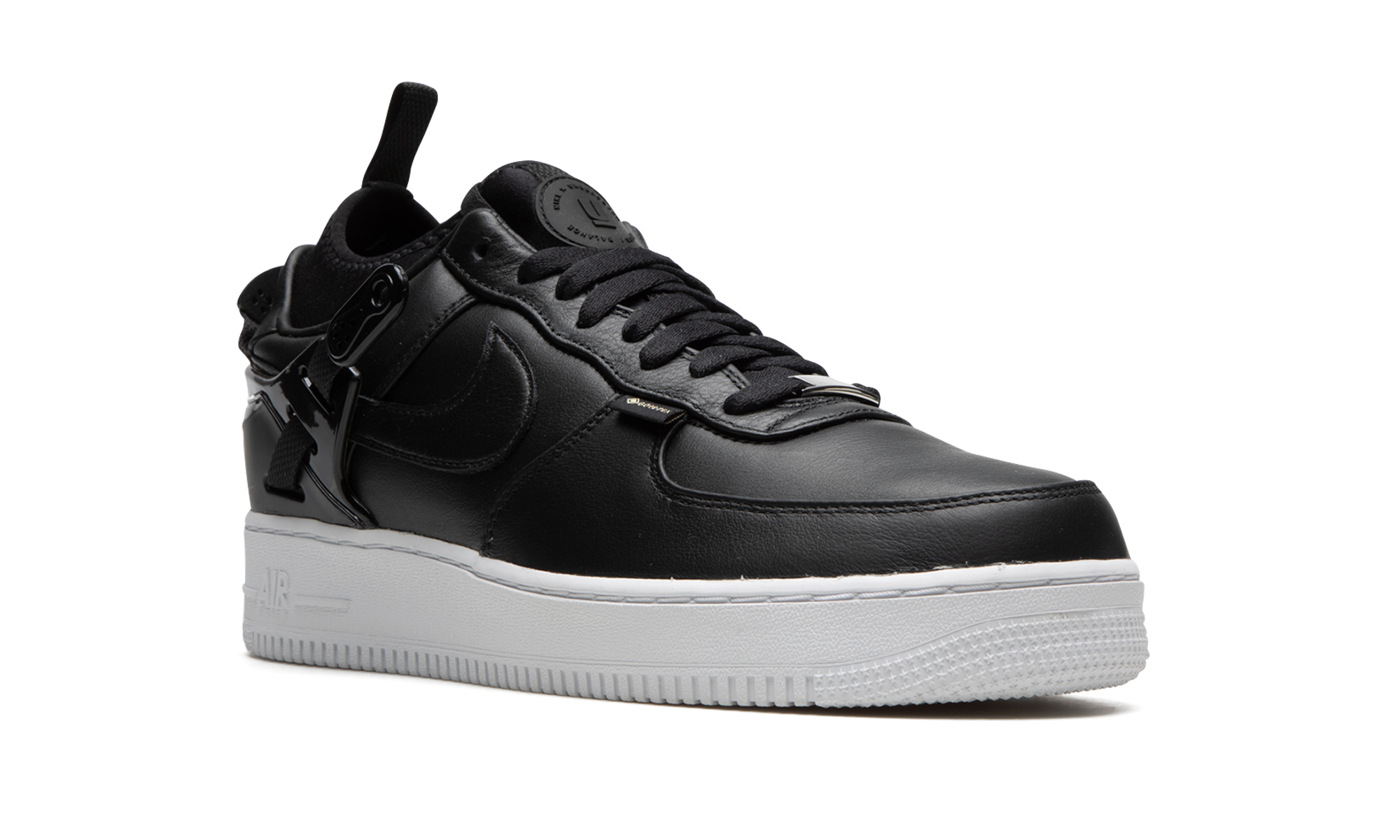 nike air force 1 low sp undercover black+DQ7558-002+diagnol right view