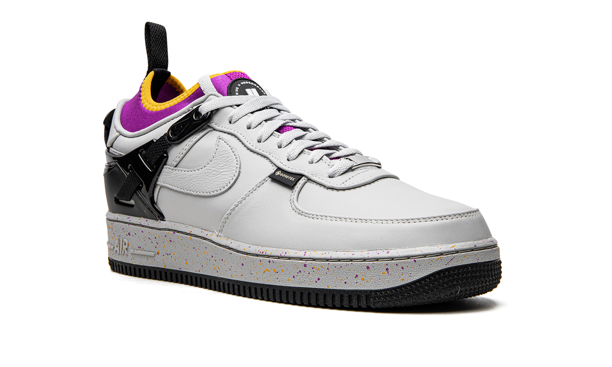 nike air force 1 low sp undercover grey fog+DQ7558-001+diagnol right view