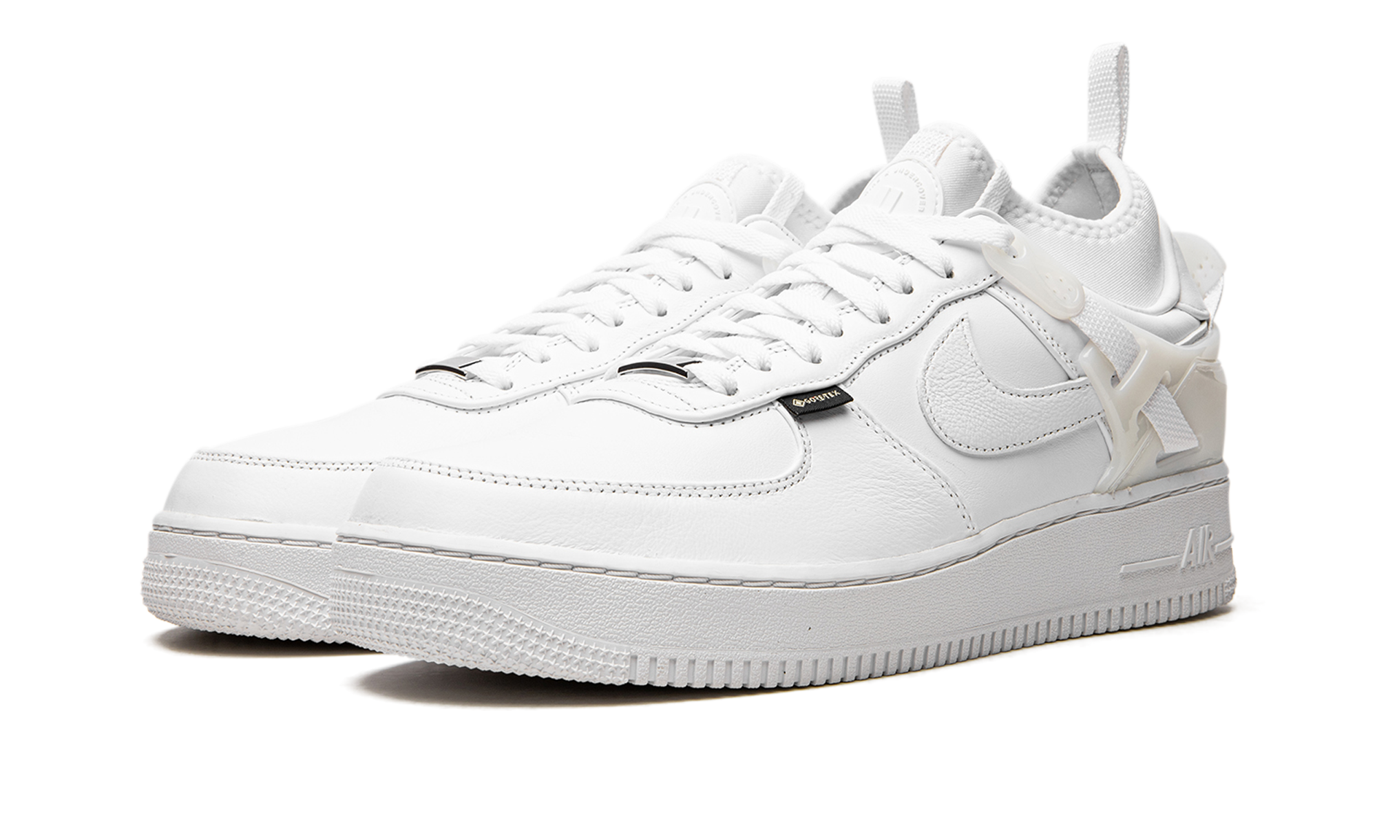 nike air force 1 low sp undercover white+DQ7558-101+diagnol left view