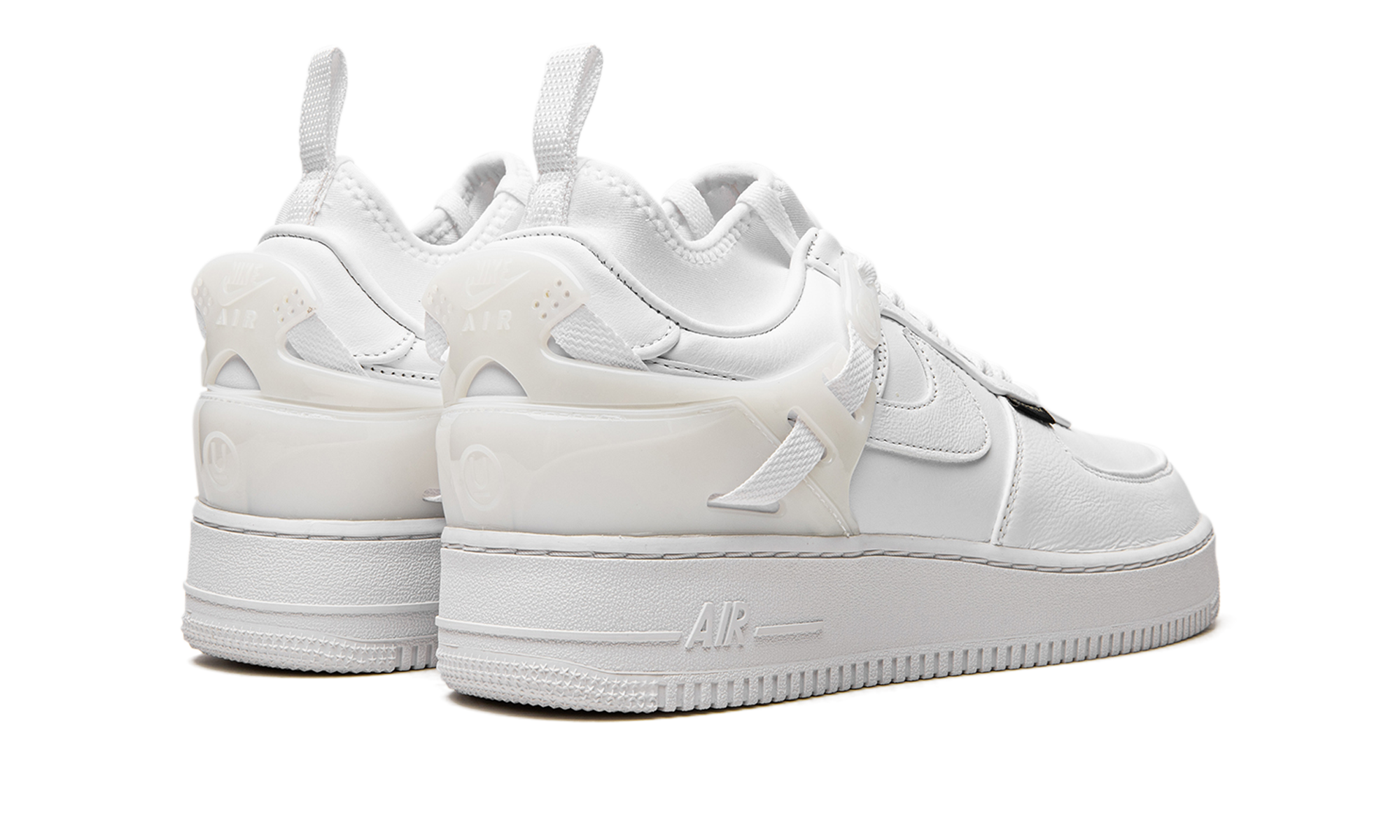 nike air force 1 low sp undercover white+DQ7558-101+diagnol right behind view