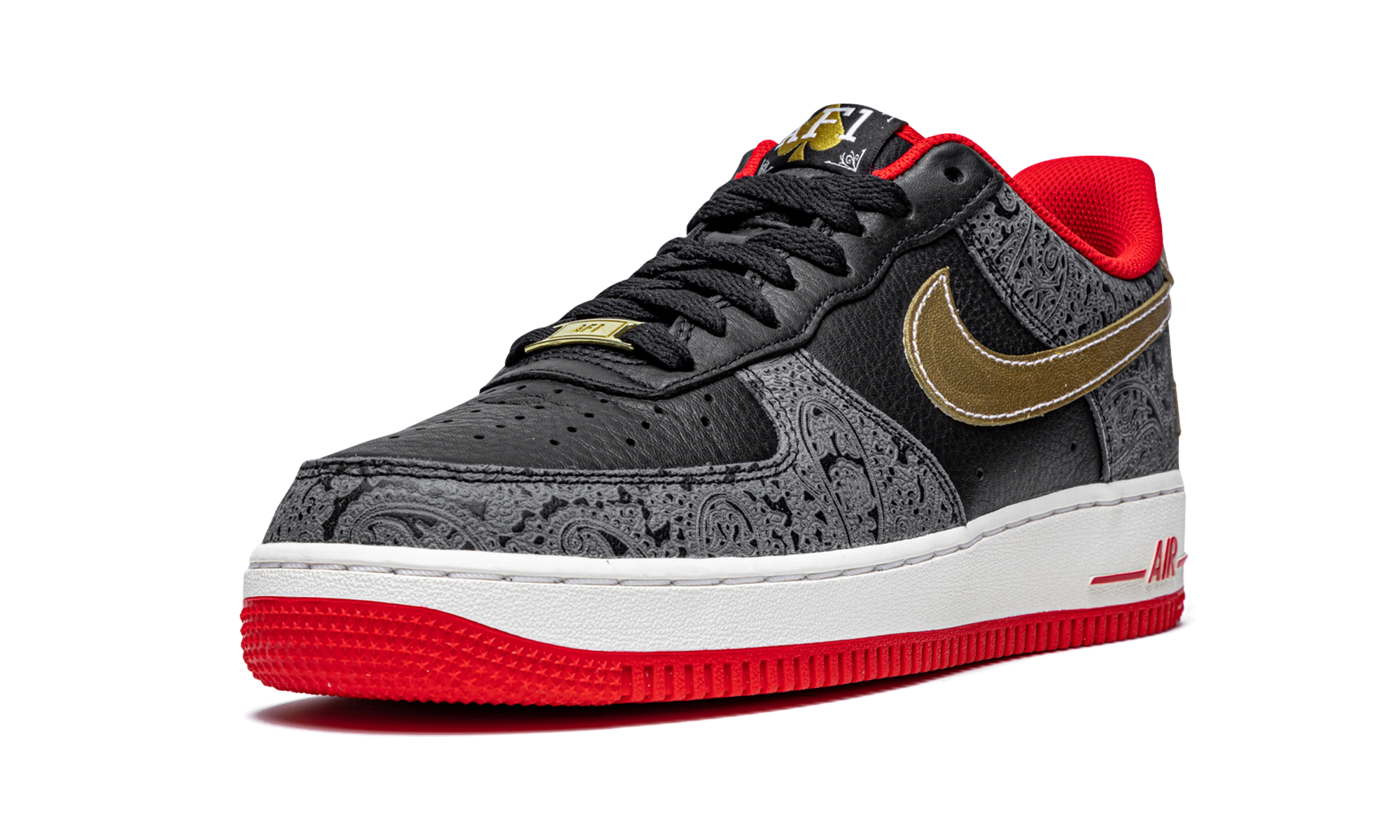 nike air force 1 low spades+DJ5184-001+left diagnol single view