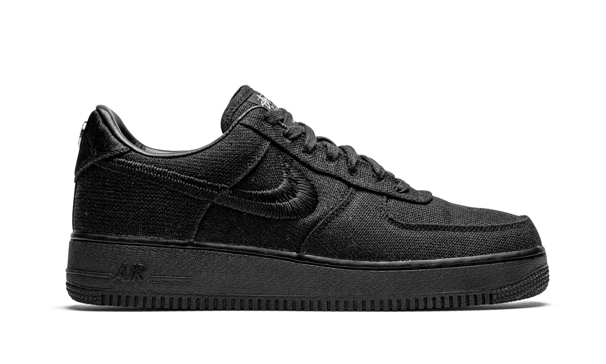 nike air force 1 low stussy black+CZ9084-001+right view