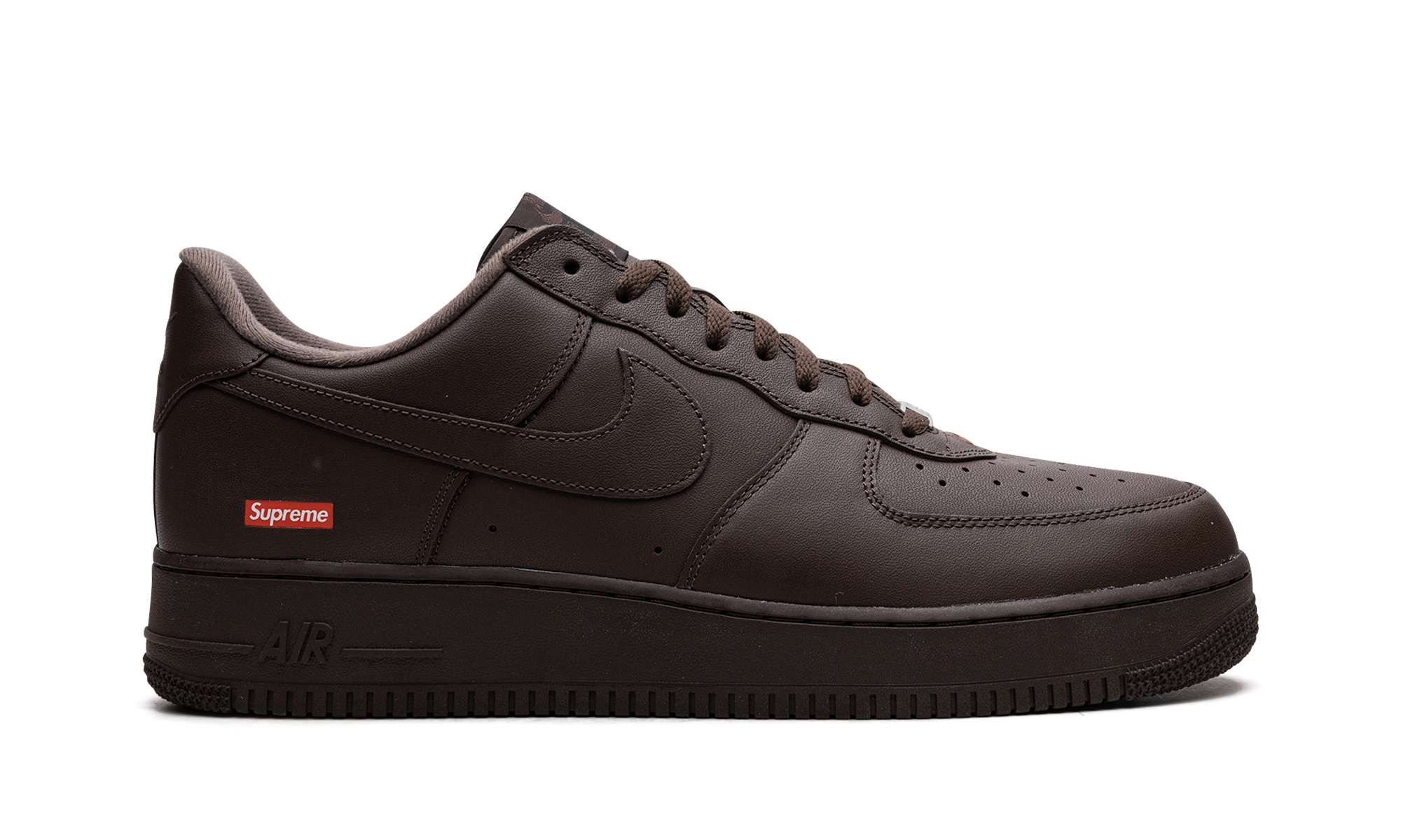 nike air force 1 low supreme baroque brown+CU9225-200+right view