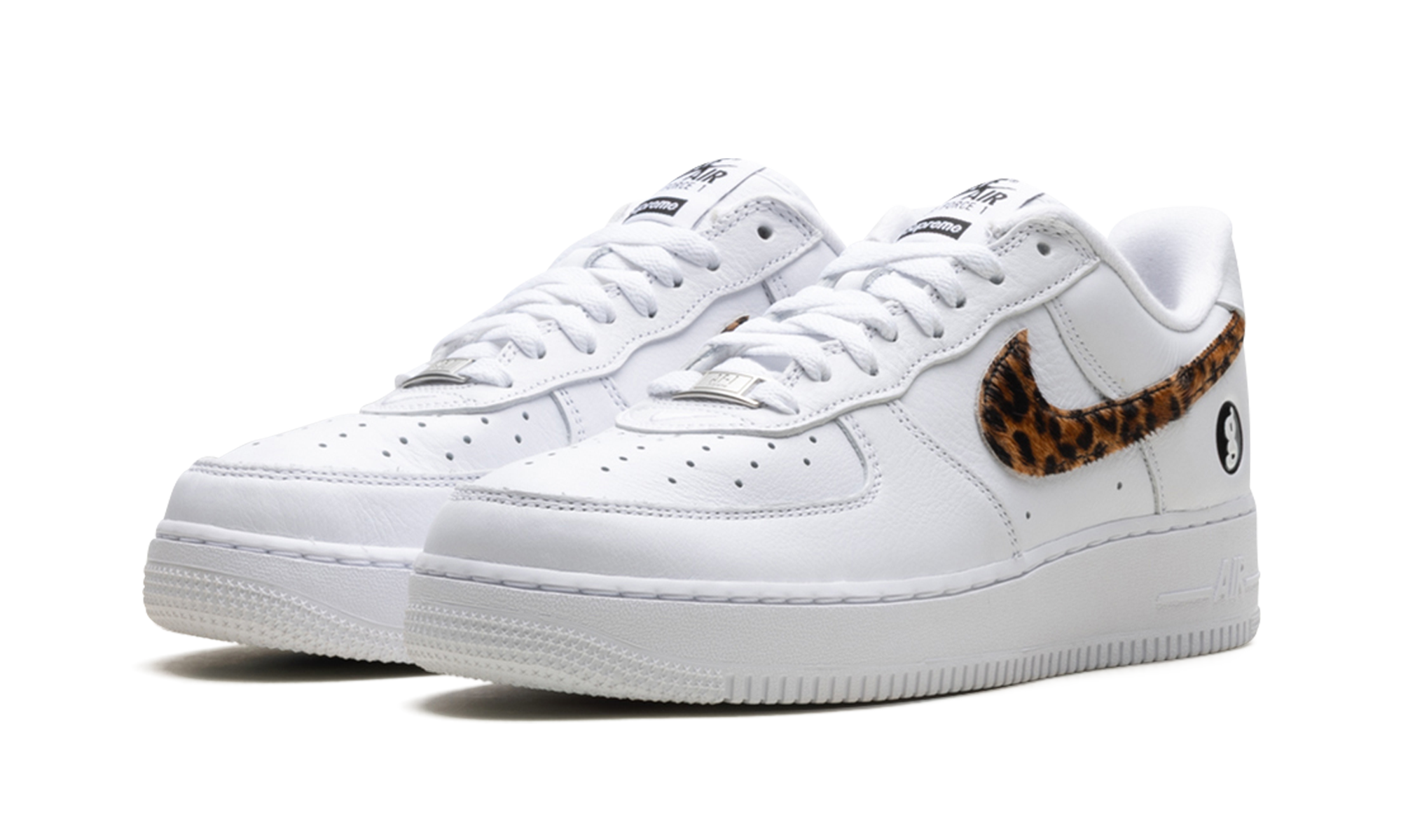 nike air force 1 low supreme goodenough+IM3483-100+diagnol left view