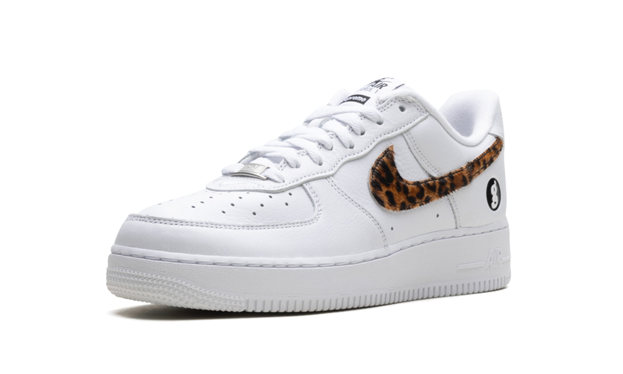 nike air force 1 low supreme goodenough+IM3483-100+left diagnol single view