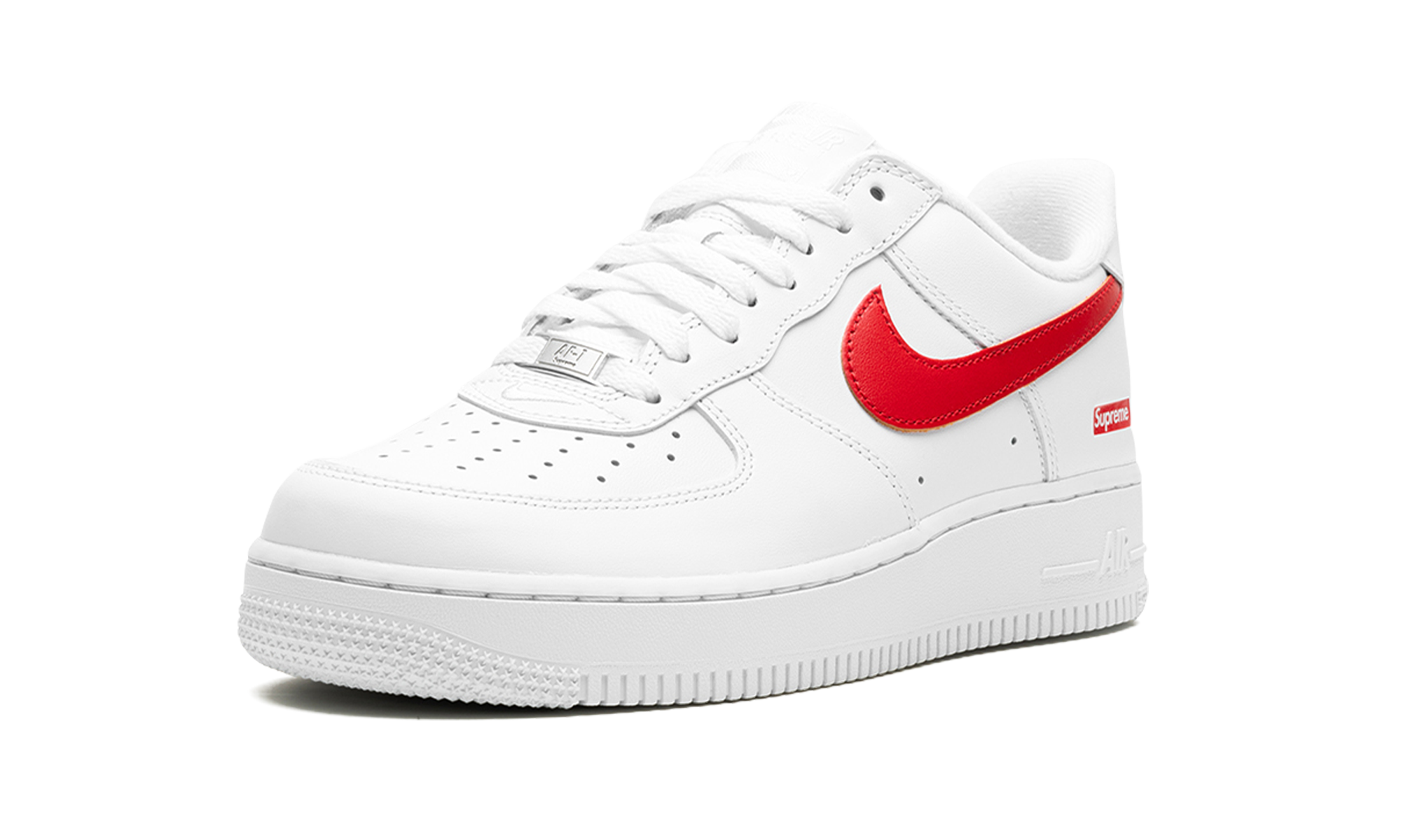 nike air force 1 low supreme shanghai+CU9225-101+left diagnol single view