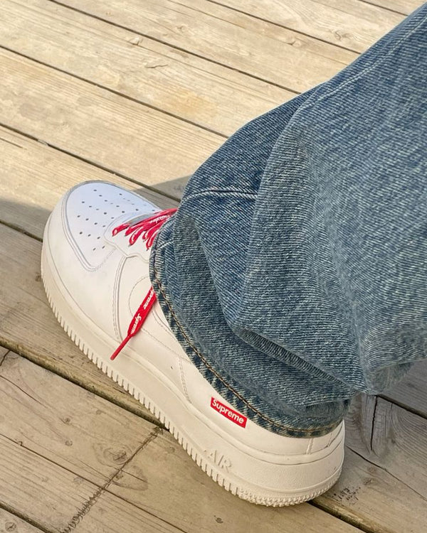 Nike Air Force 1 Low Supreme White, Lifestyle View 2, SKU CU9225-100