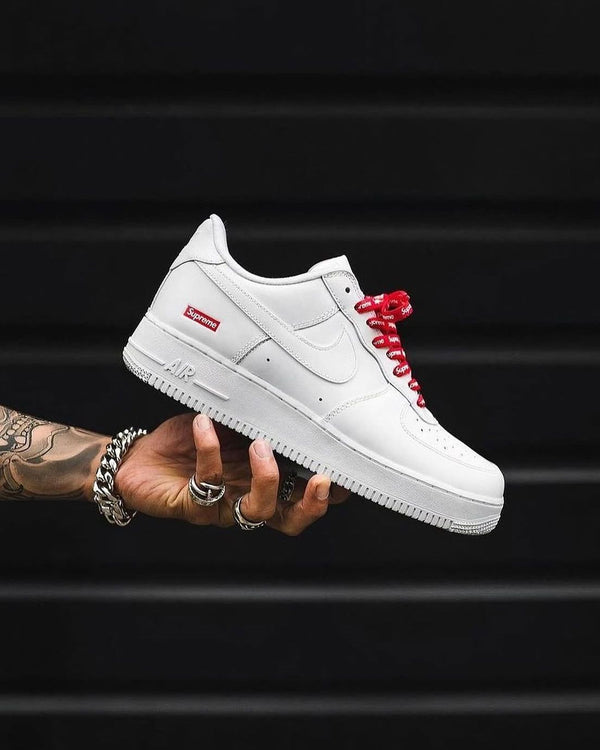 Nike Air Force 1 Low Supreme White, Lifestyle View 3, SKU CU9225-100