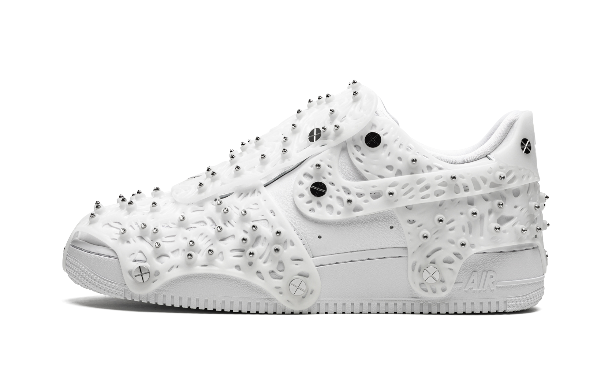 nike air force 1 low swarovski retroreflective crystals white women s+CV7668-100+diagnol right view 1