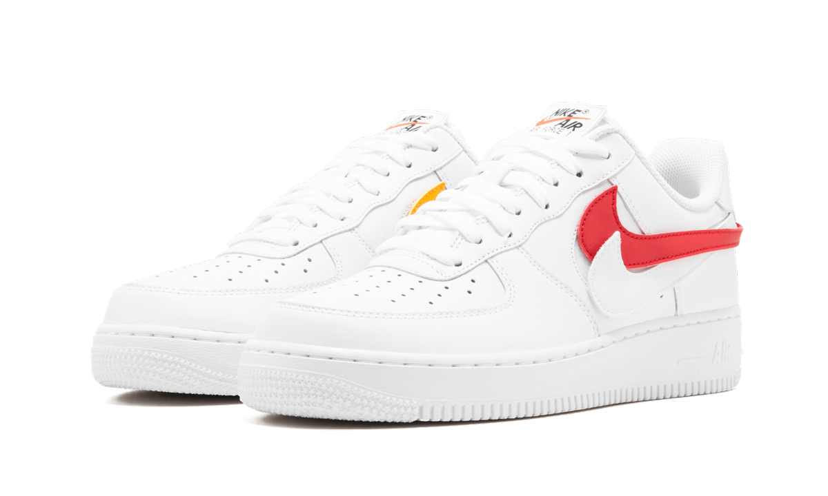 nike air force 1 low swoosh pack all star 2018 white+AH8462-102+diagnol left view