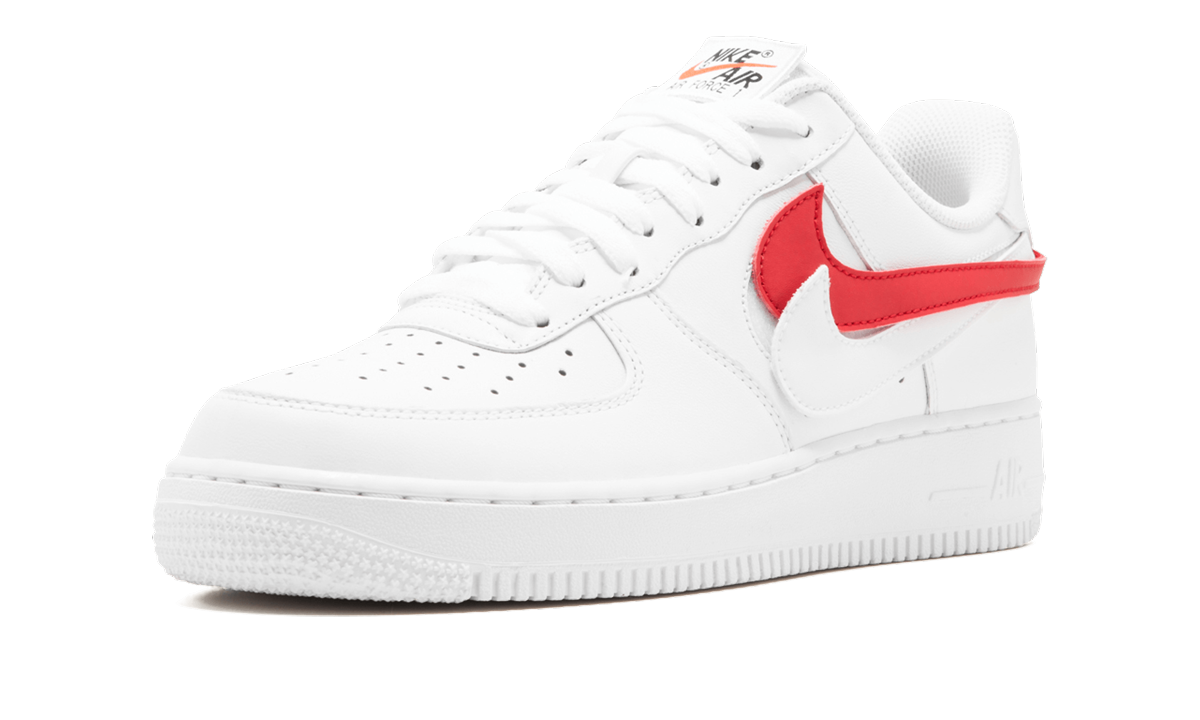 nike air force 1 low swoosh pack all star 2018 white+AH8462-102+left diagnol single view