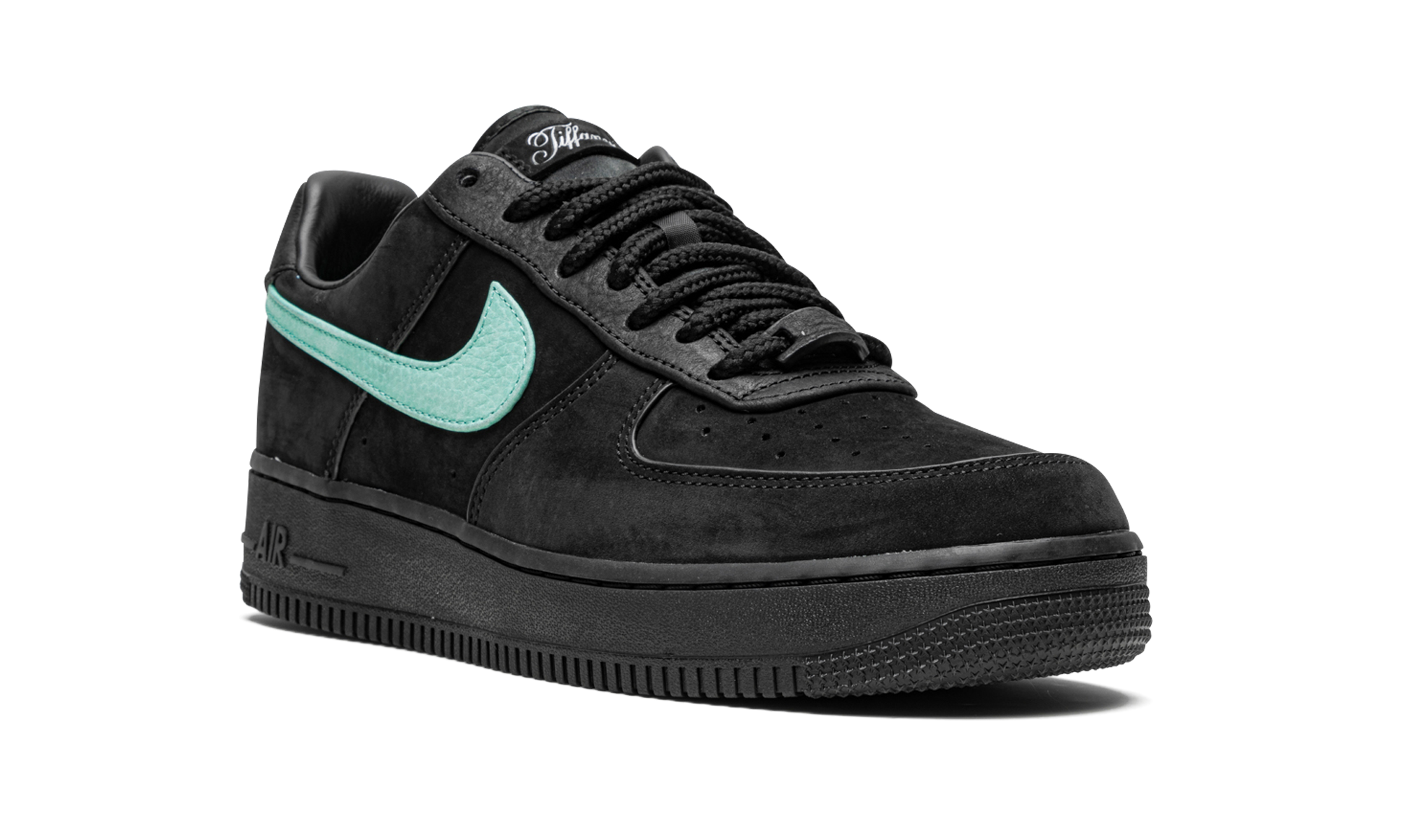 nike air force 1 low tiffany co 1837+DZ1382-001+diagnol right view
