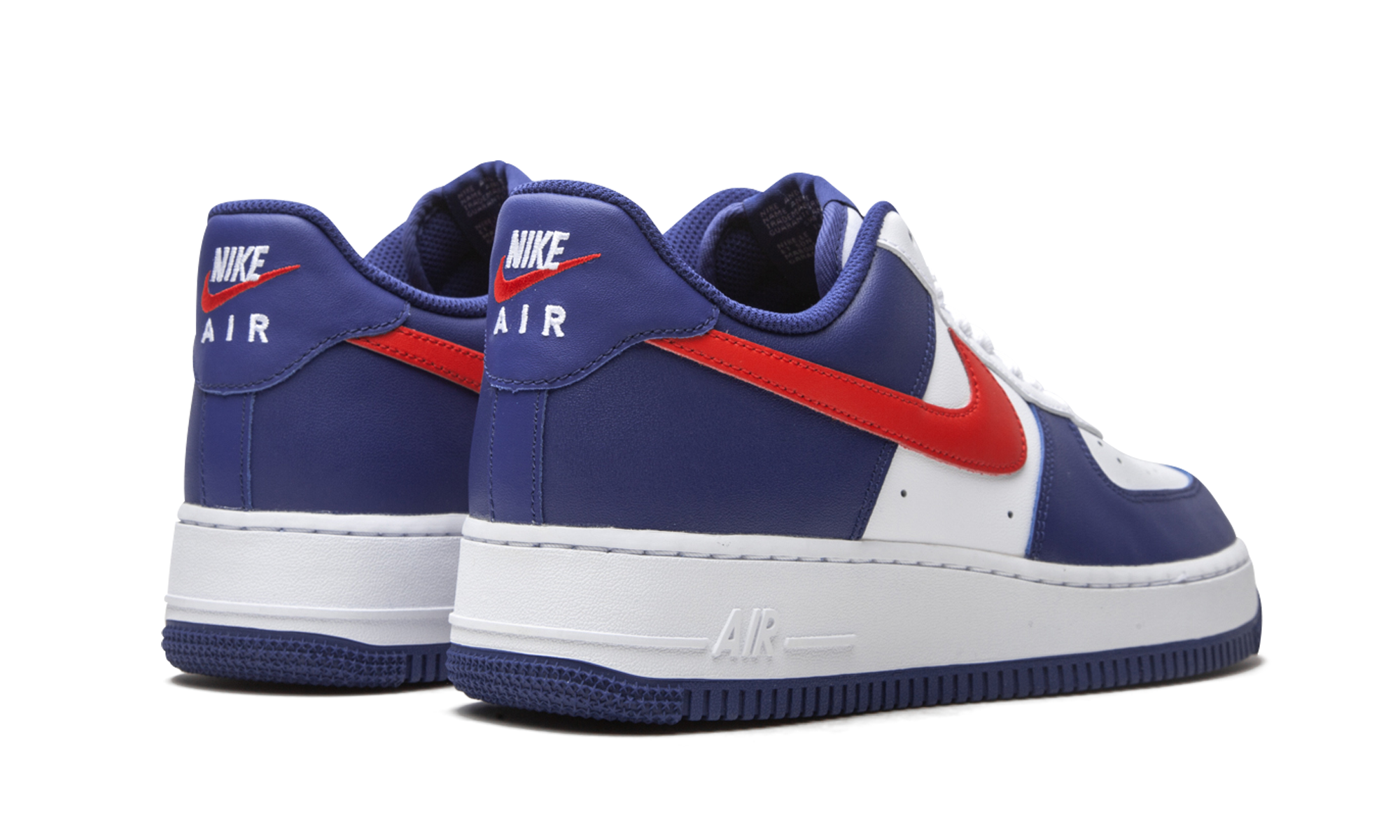 nike air force 1 low usa 2020+CZ9164-100+diagnol right behind view