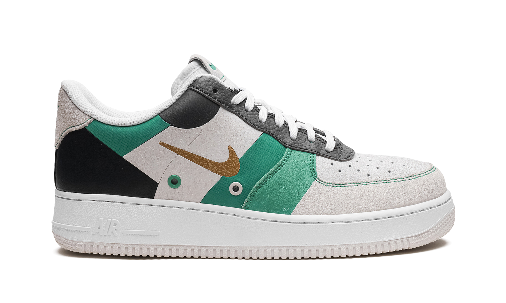 nike air force 1 low vast grey green+CI0065-100+right view