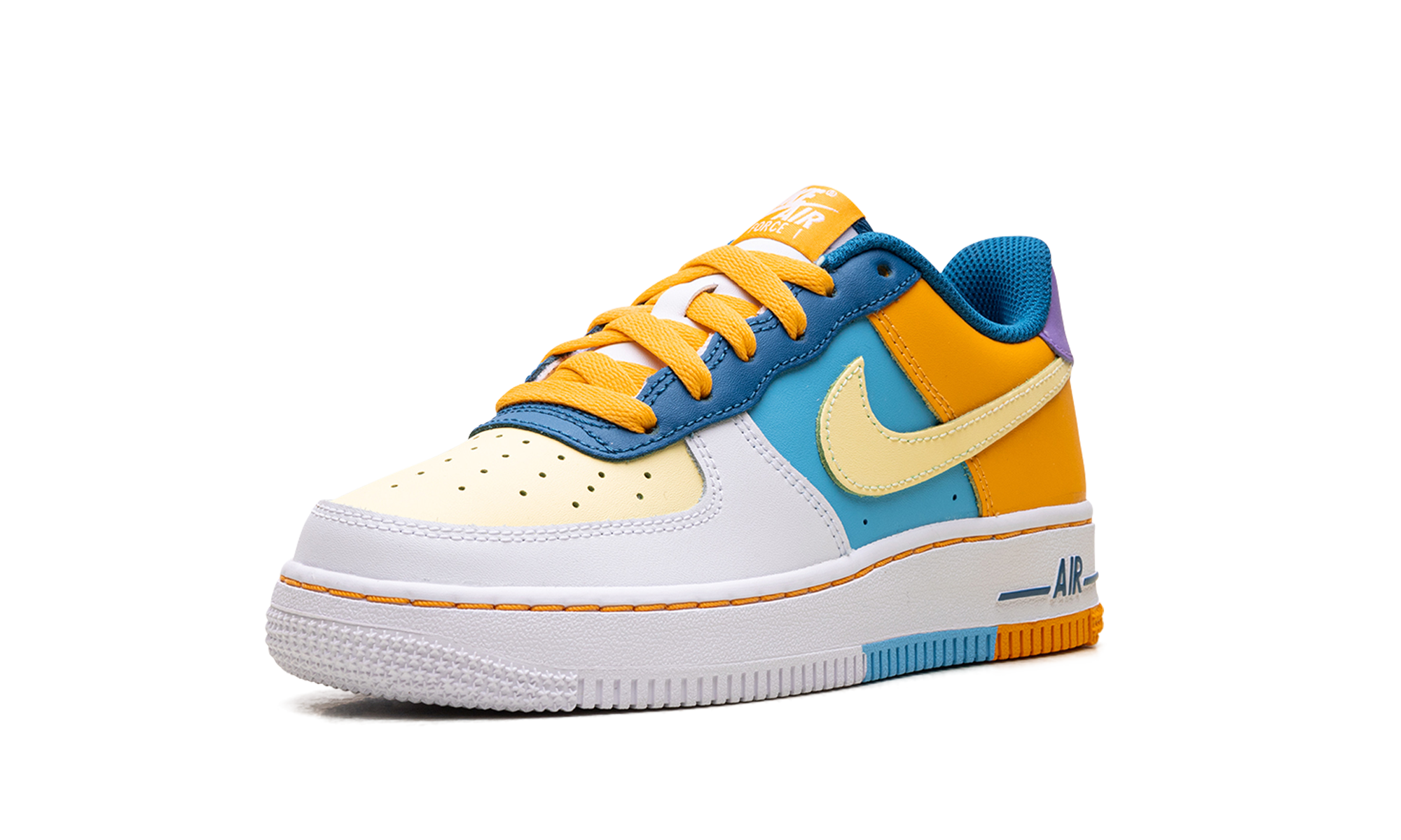 nike air force 1 low what the af1 gs+FQ8368-902+left diagnol single view